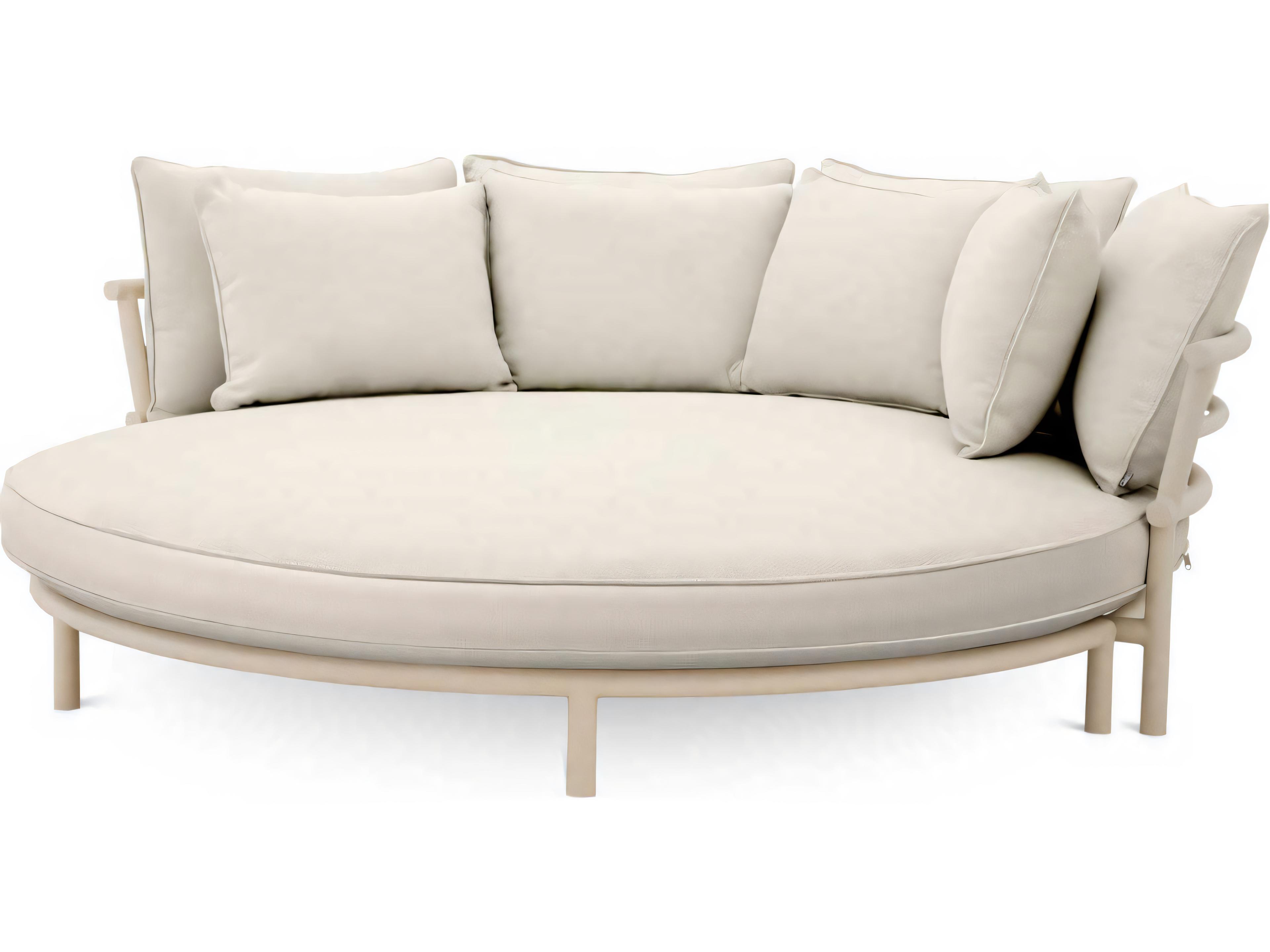 Eichholtz Outdoor Sand Finish Lewis Off-white grey Lounge Bed