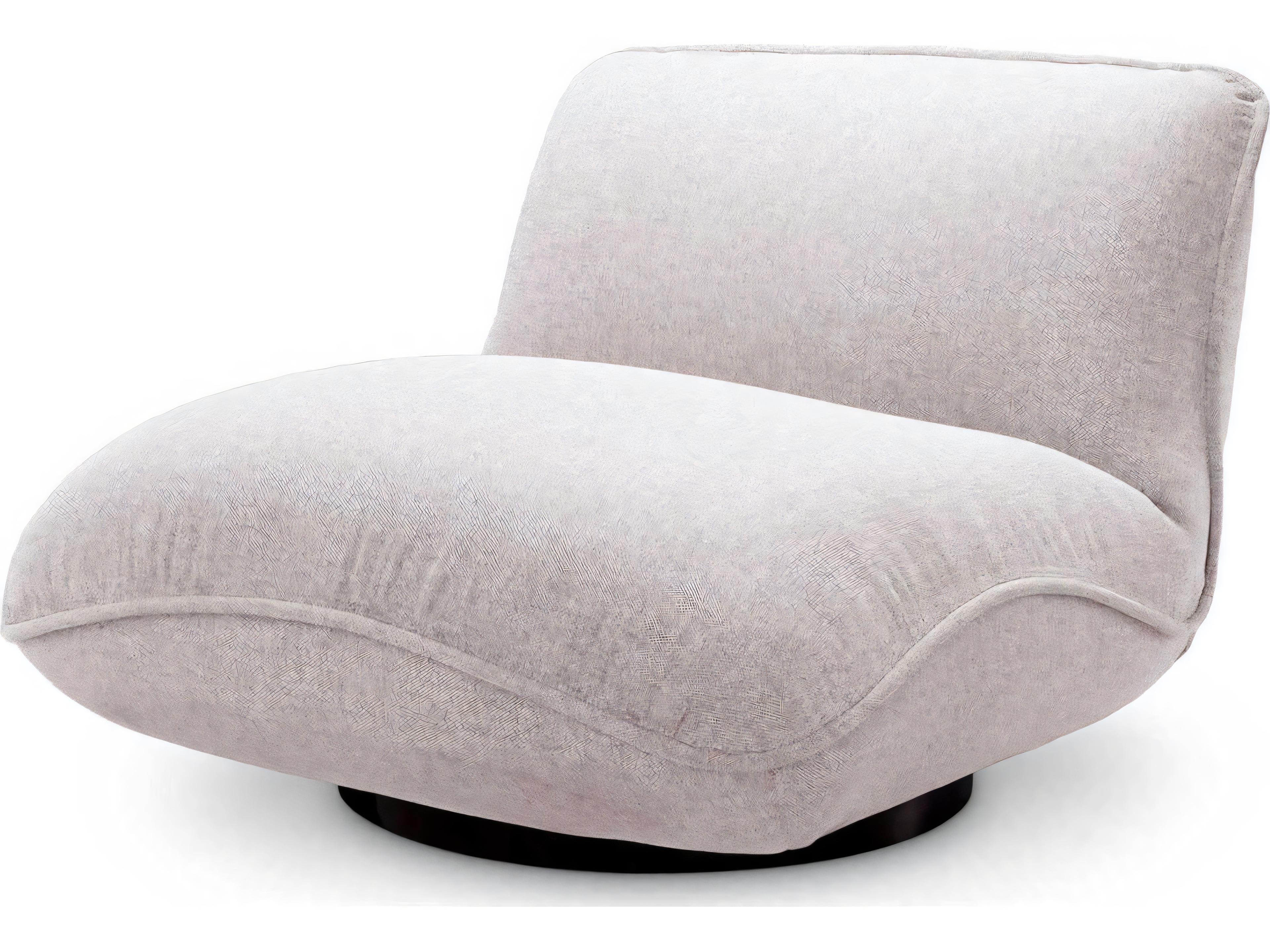 Mauritius Grey Black Base Lounge Chair