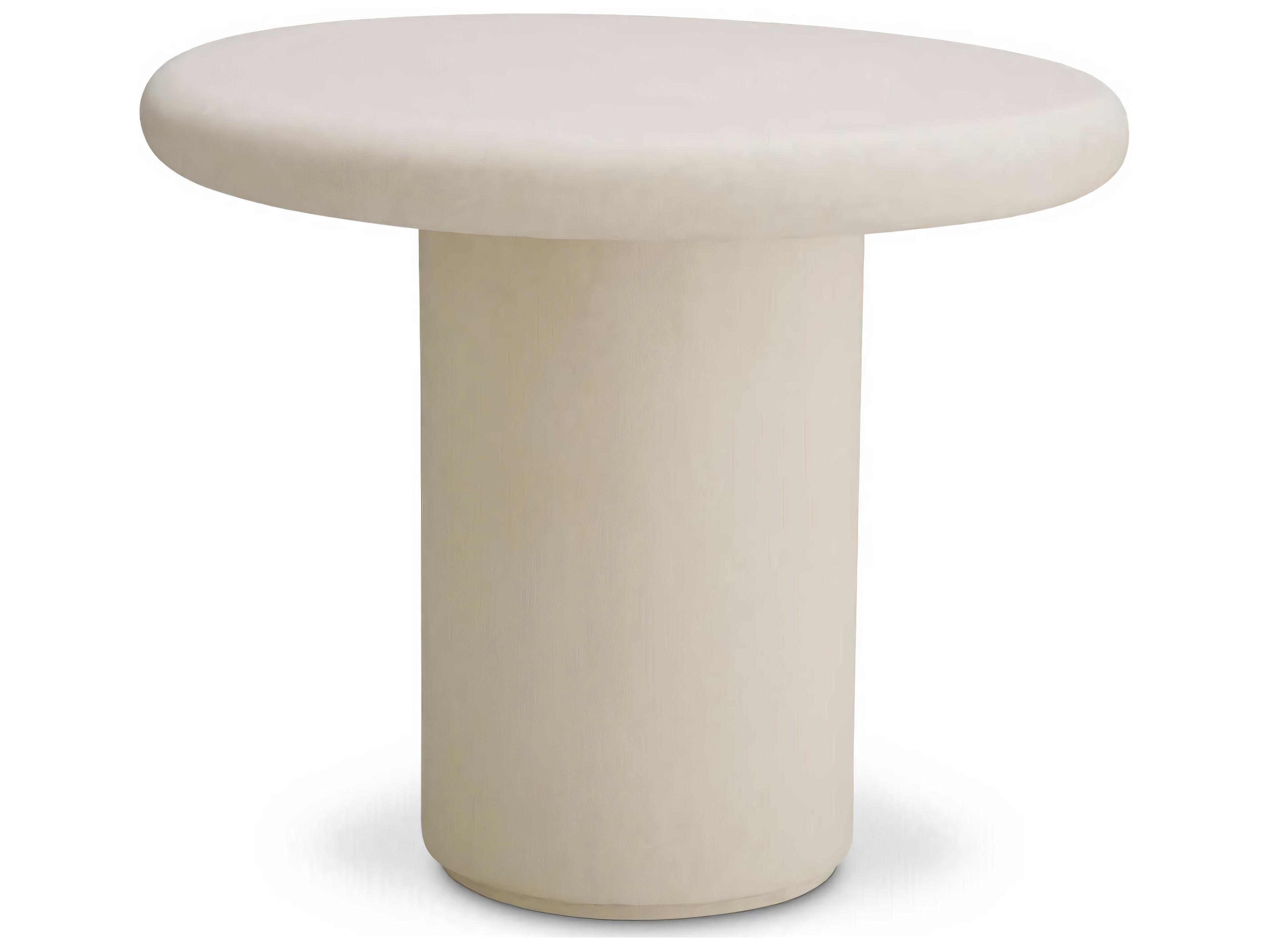 Smooth Grey End Table