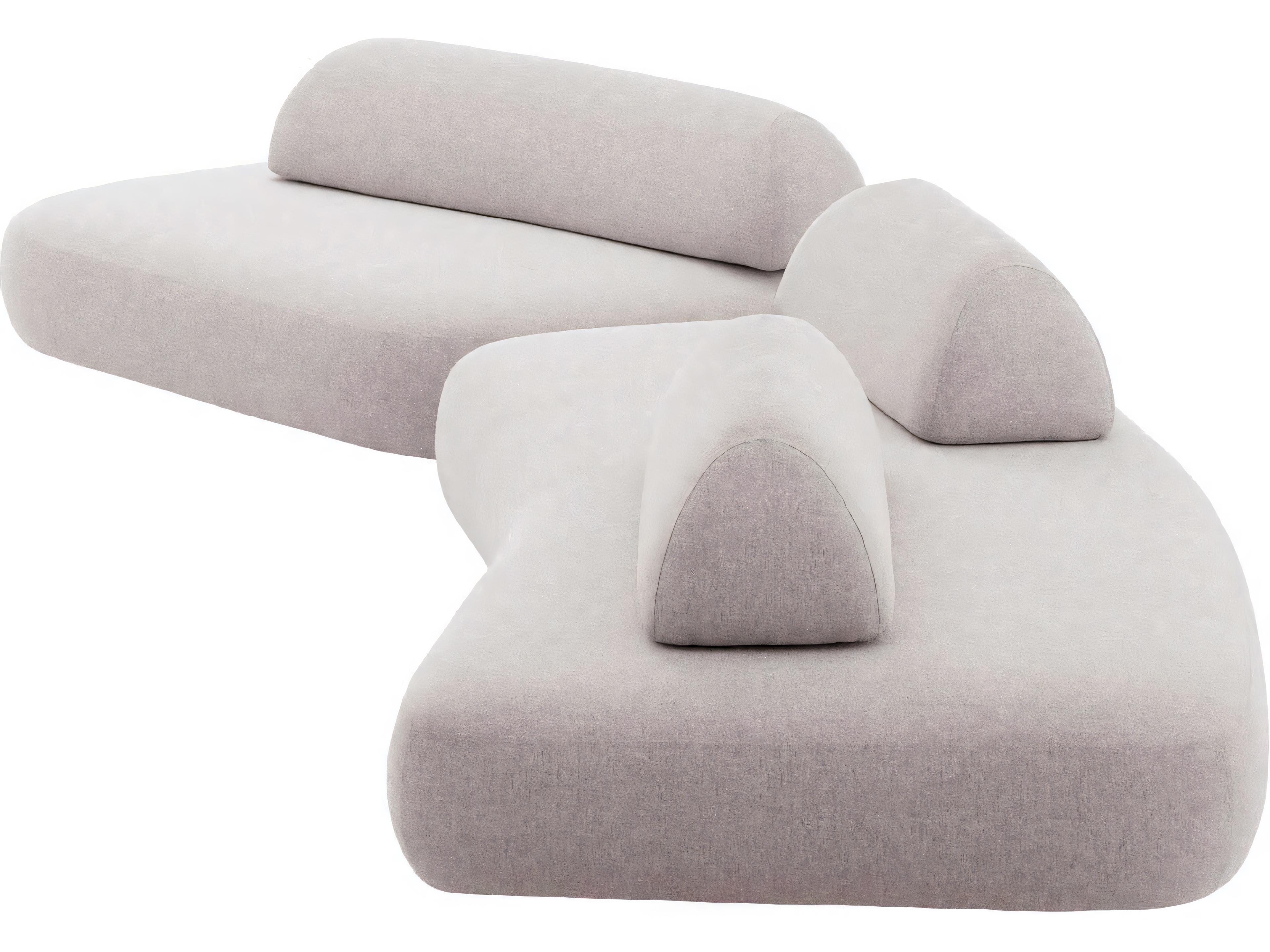 Eichholtz Outdoor Mauritius Grey Black Base Sofa