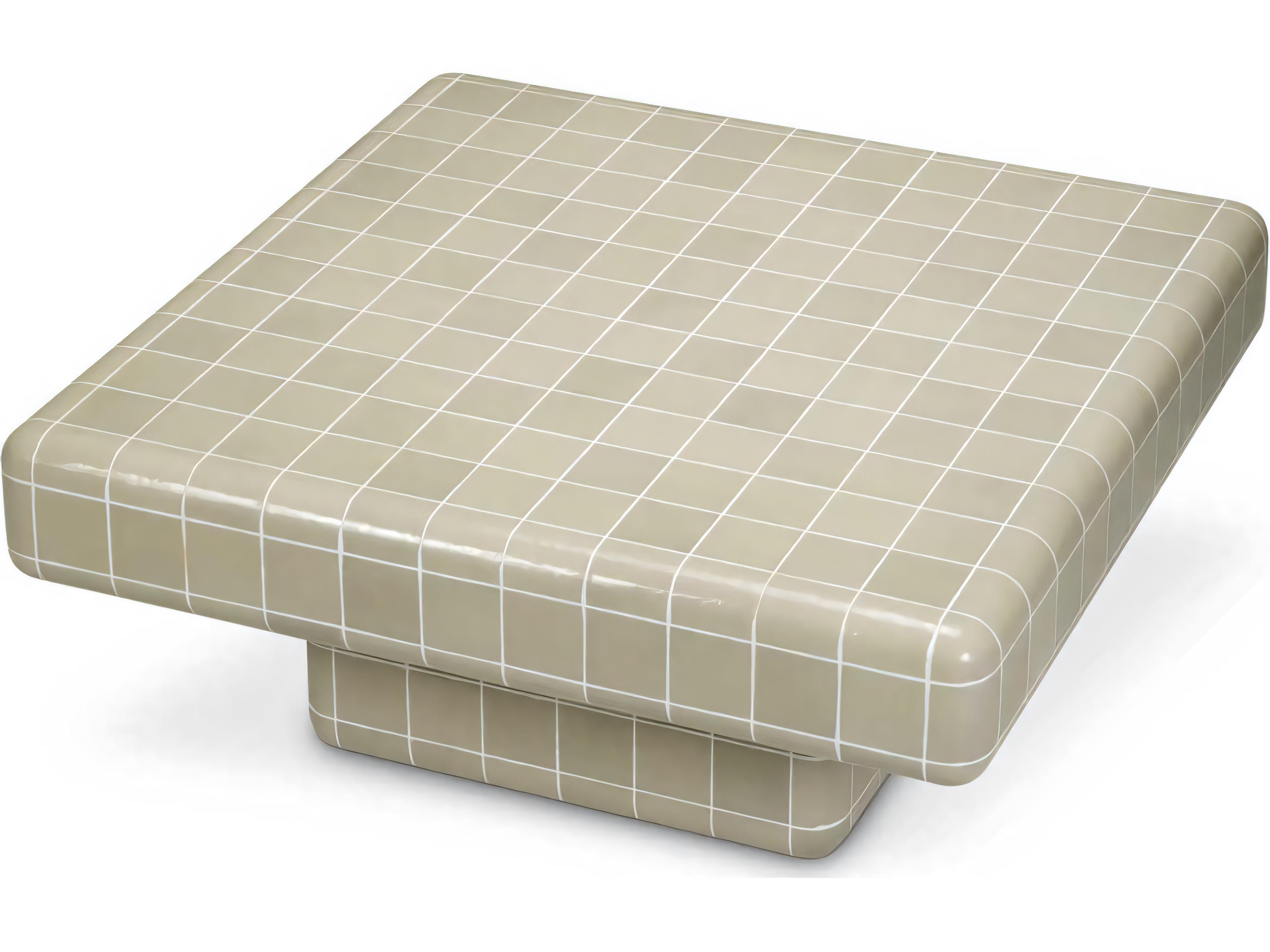 Eichholtz Outdoor Light Grey Glaze Coffee Table