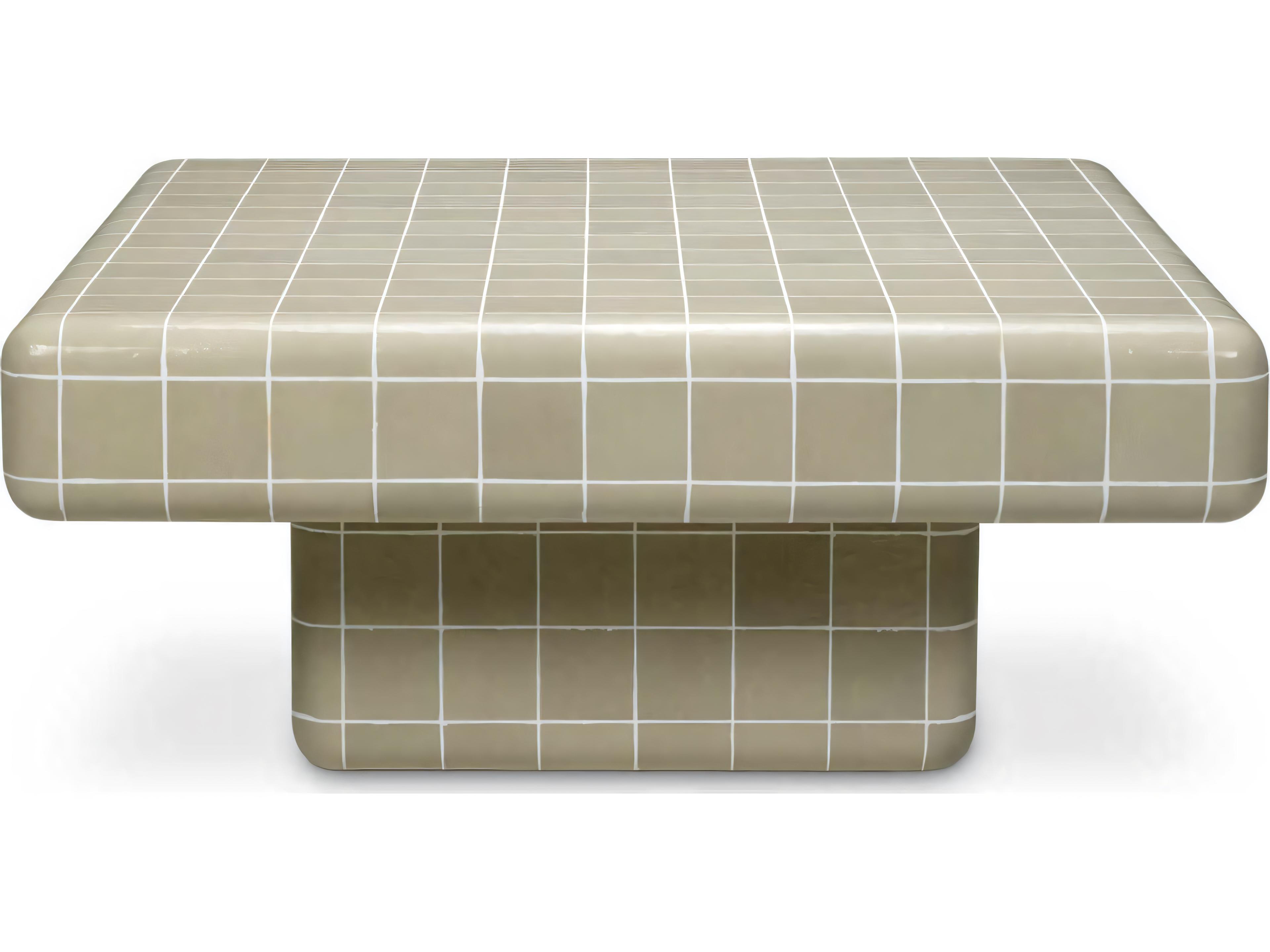 Eichholtz Outdoor Light Grey Glaze Coffee Table