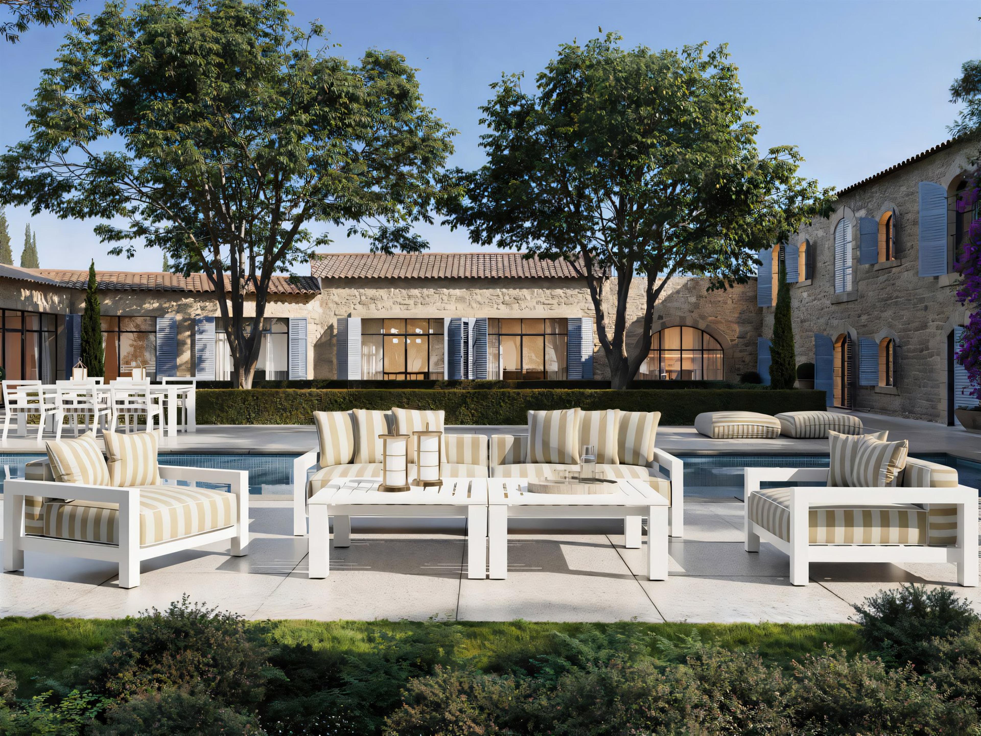 Cap-antibes Aluminum Cushion Lounge Set