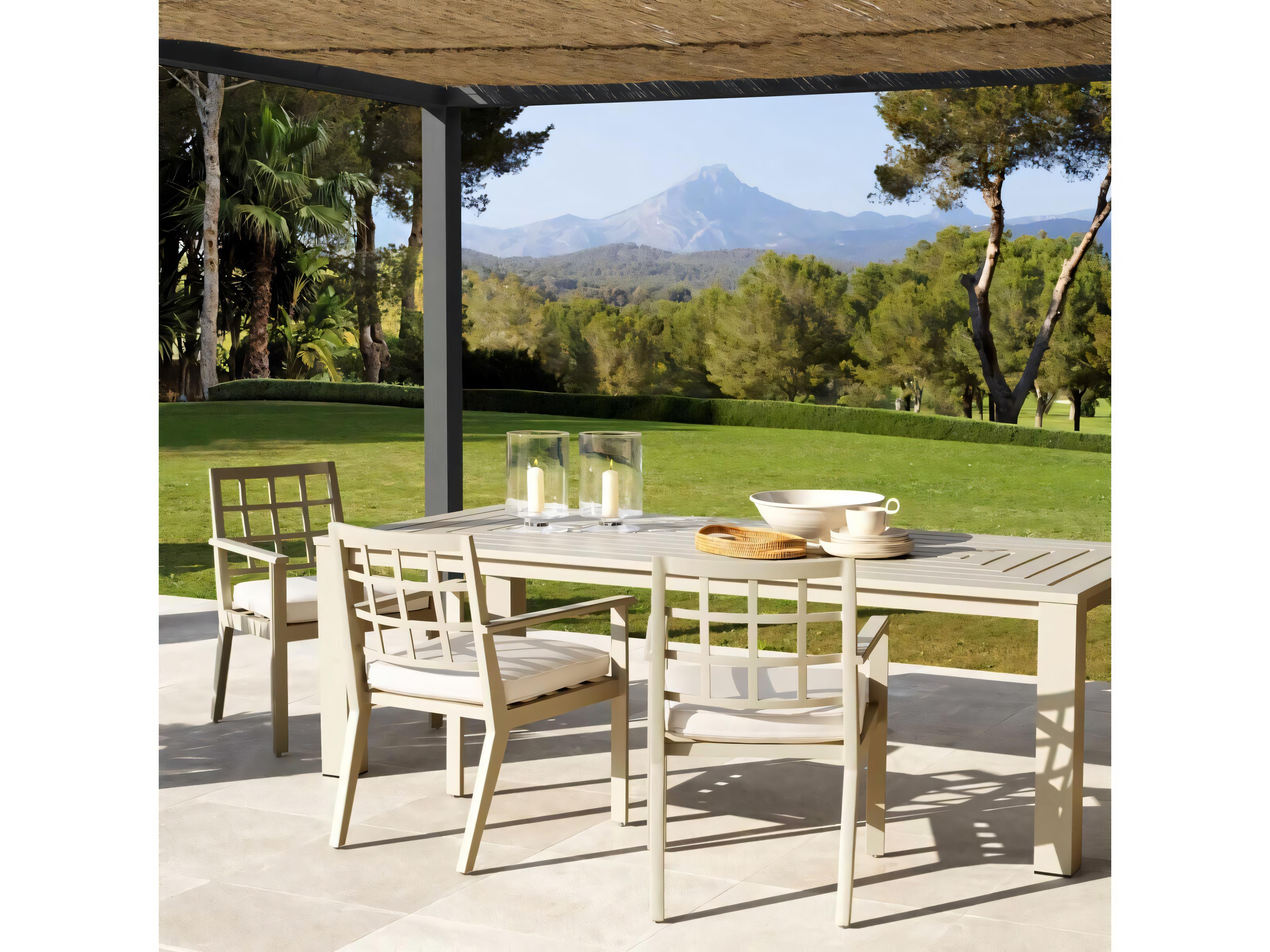 Cap-ferrat Aluminum Dining Set