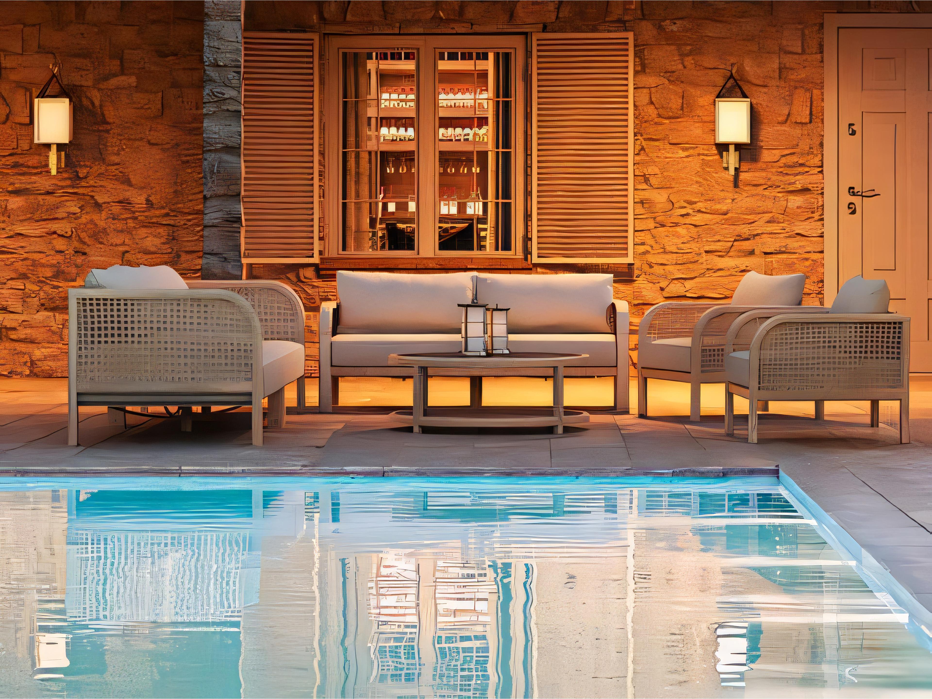 Julian Wood Cushion Lounge Set