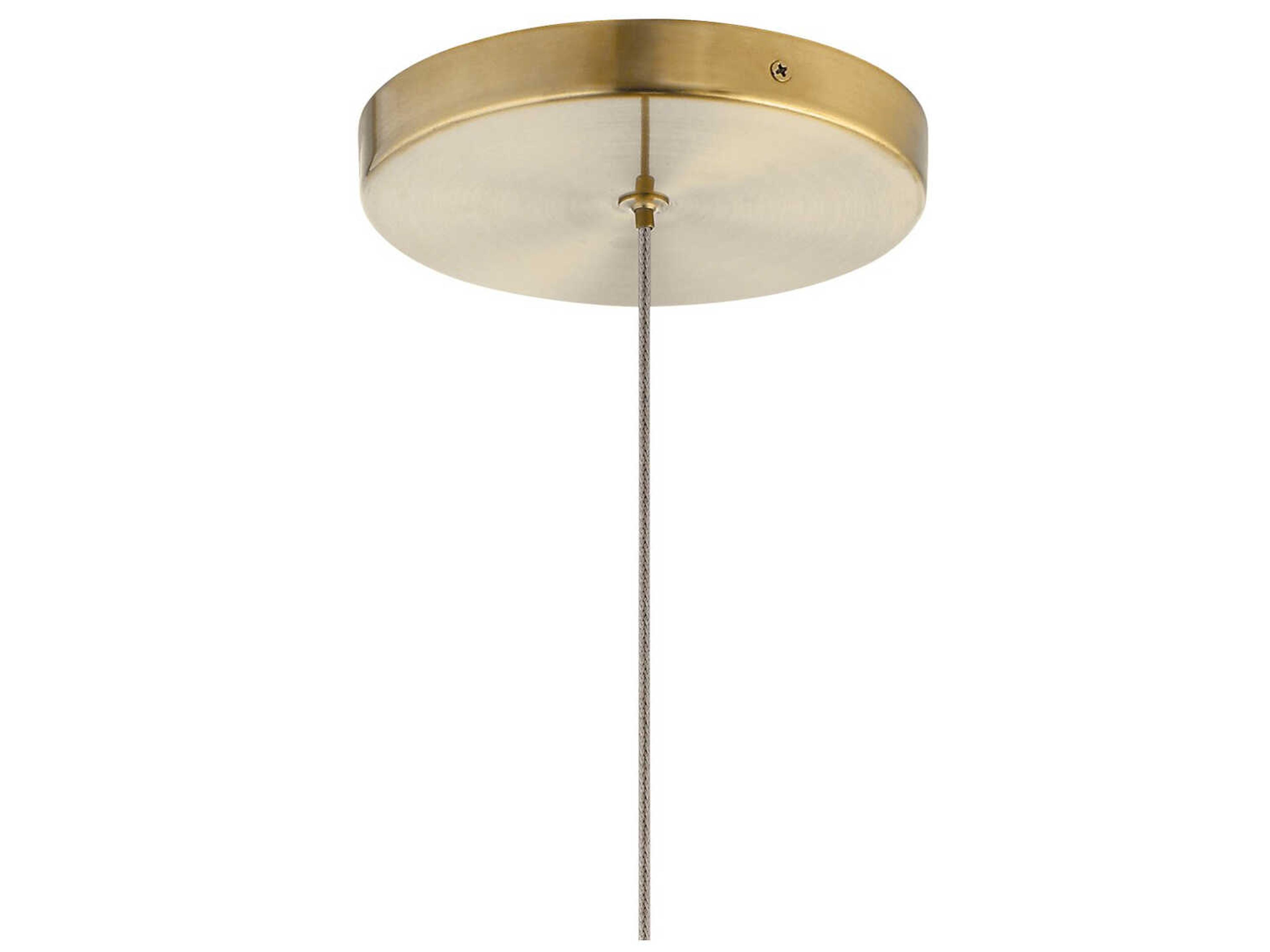 Elan Shima 2-Light Champagne Gold LED Geometric Mini Pendant