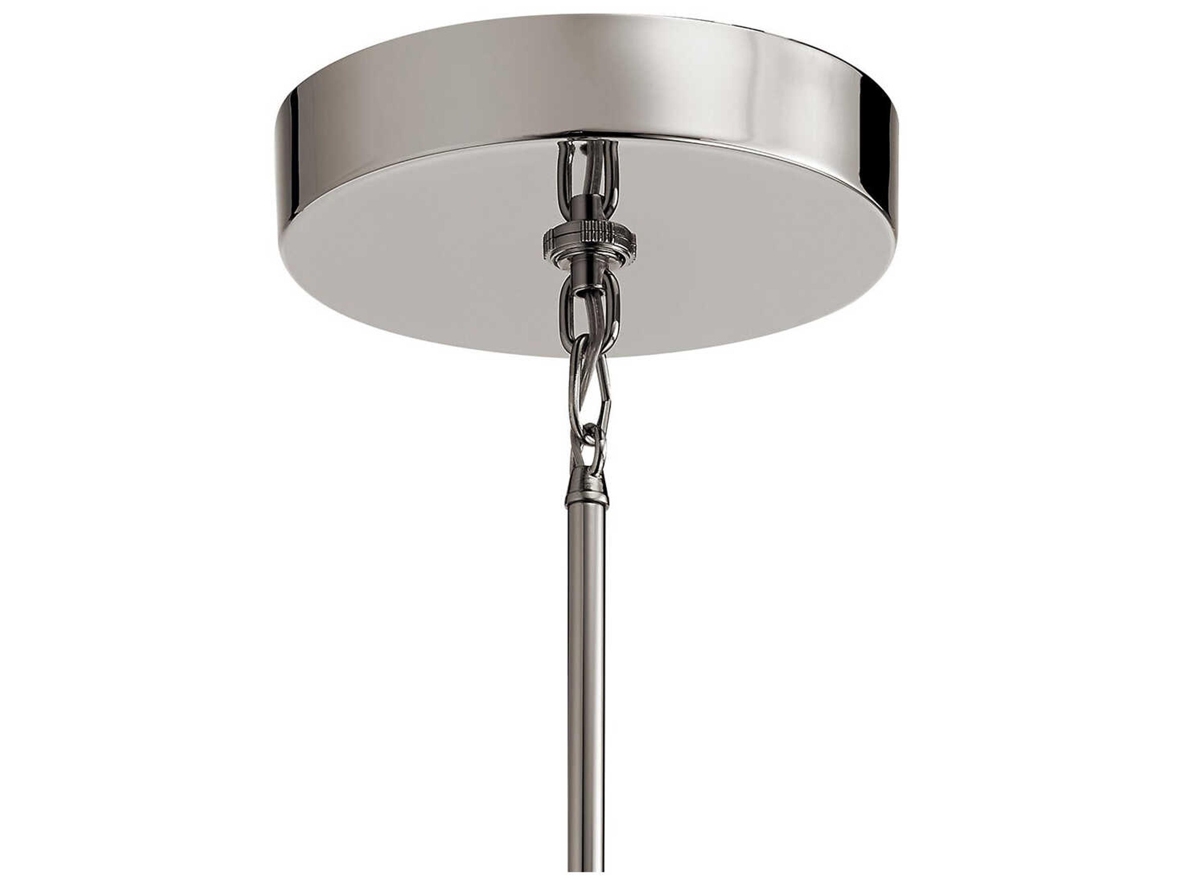 Elan Jolana 2-Light Polished Nickel LED Drum Pendant