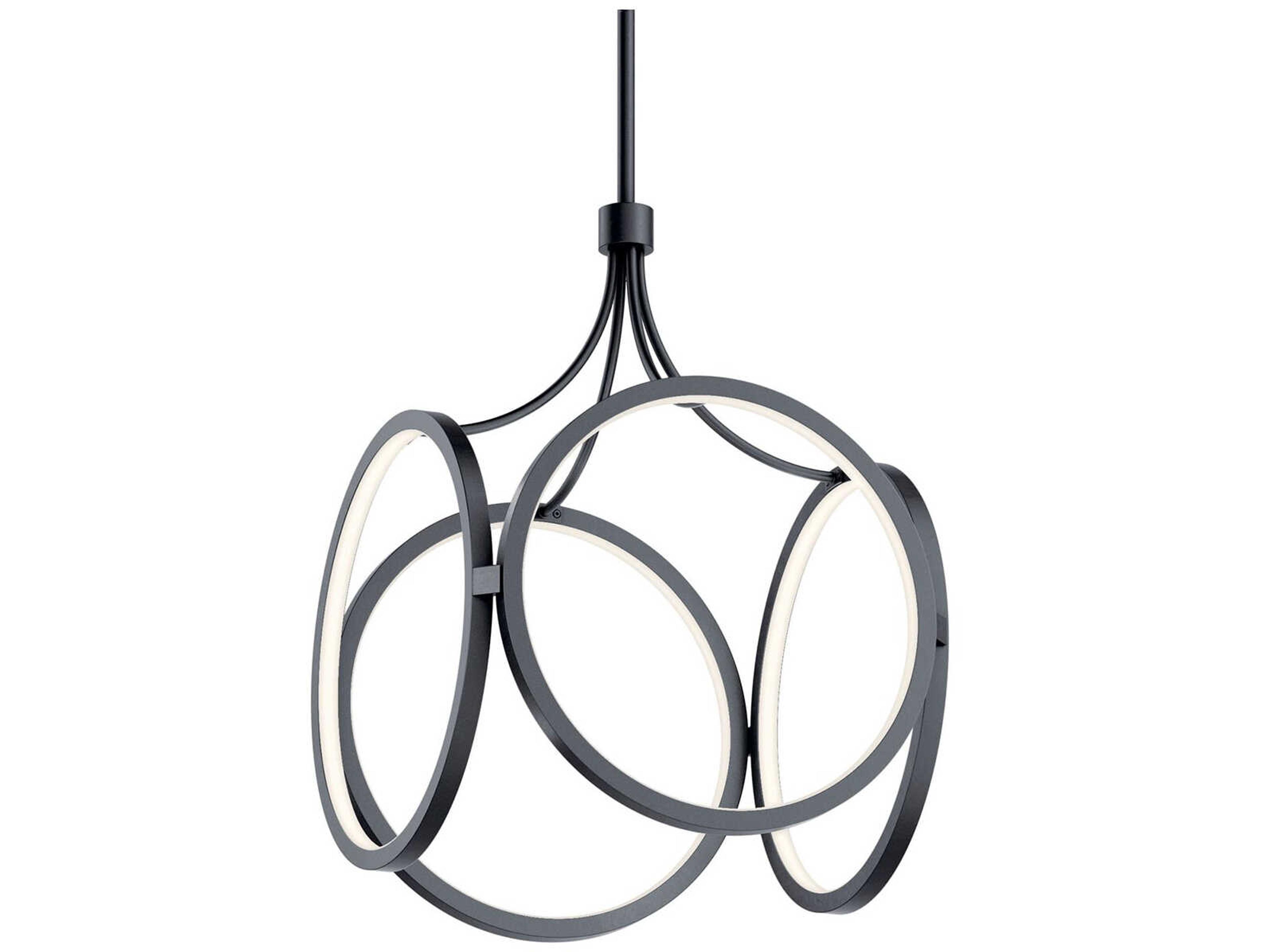 Elan Ciri 1-Light Matte Black LED Pendant