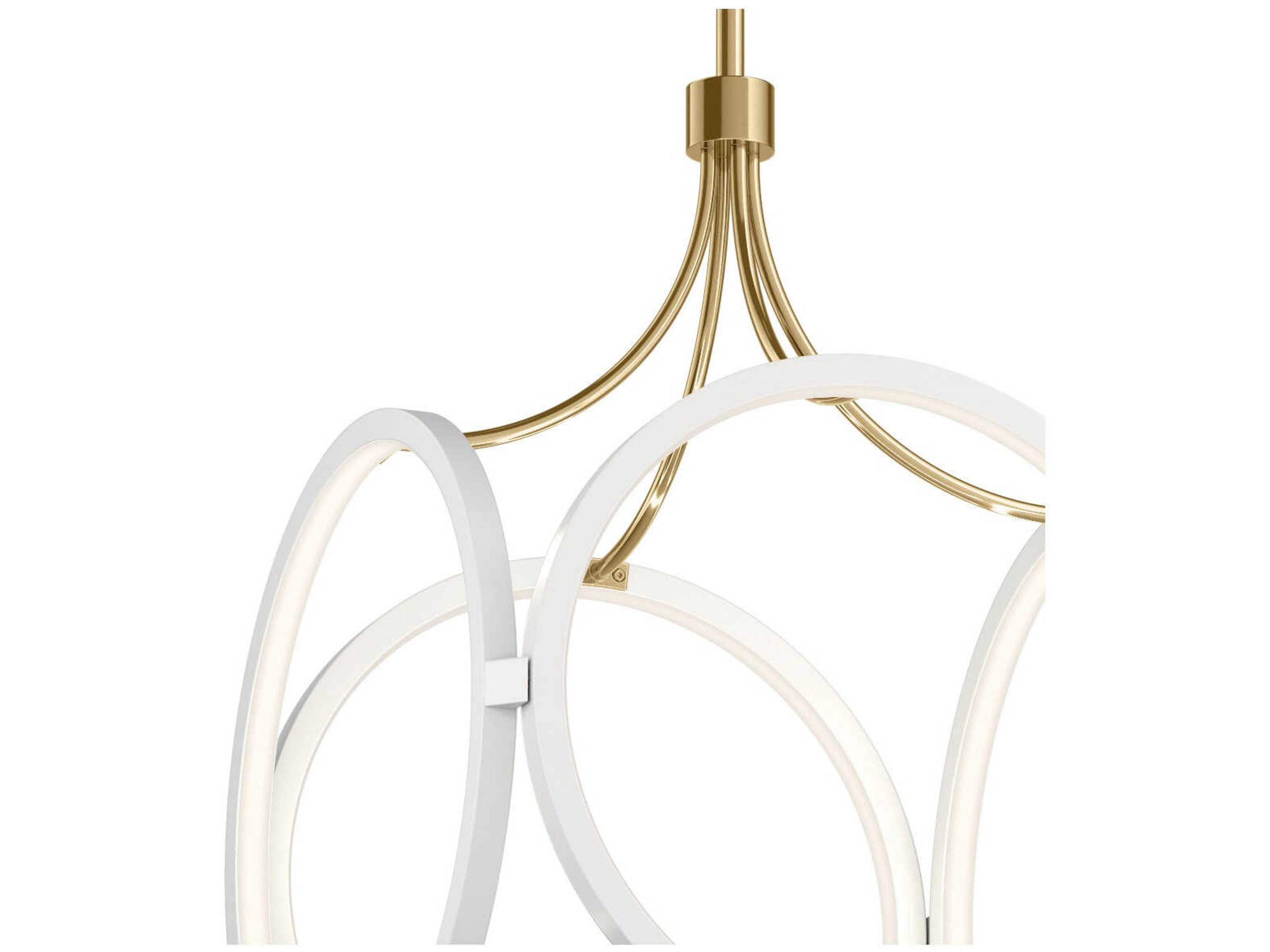 Elan Ciri 1-Light White Gold LED Pendant