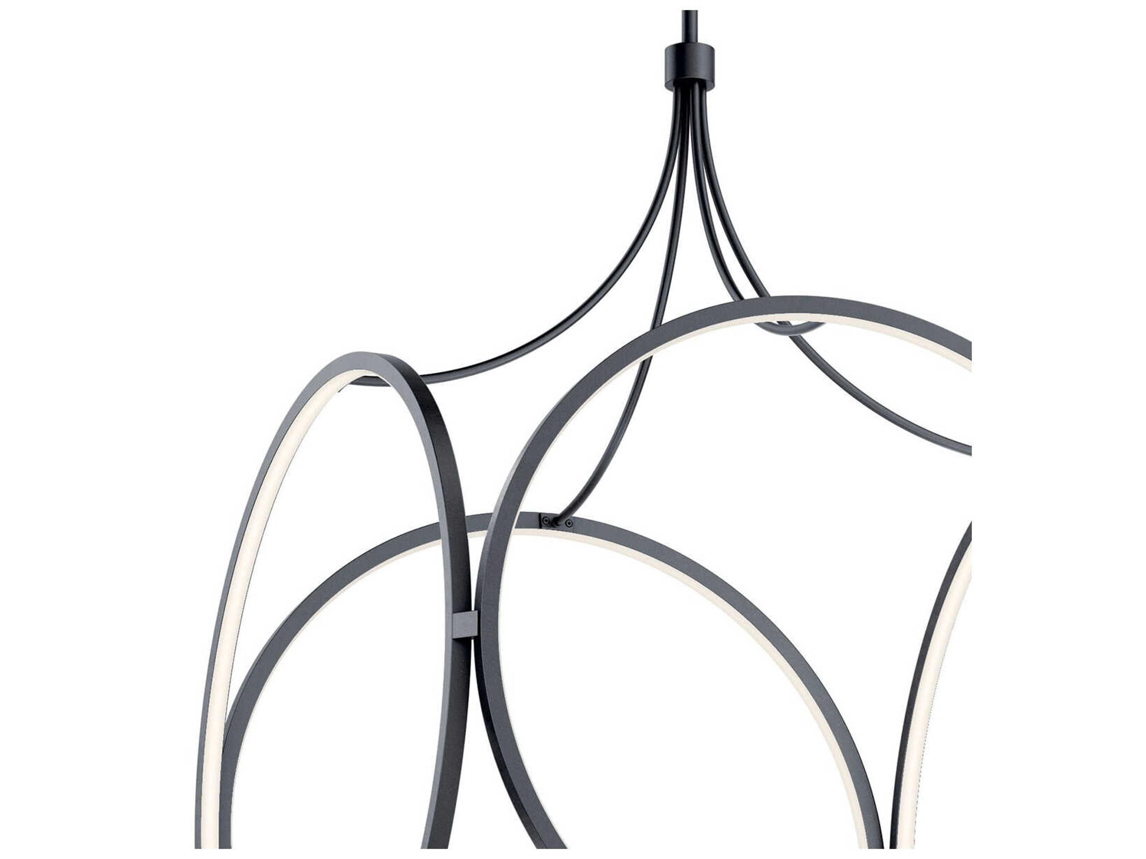 Elan Ciri 1-Light Matte Black LED Pendant