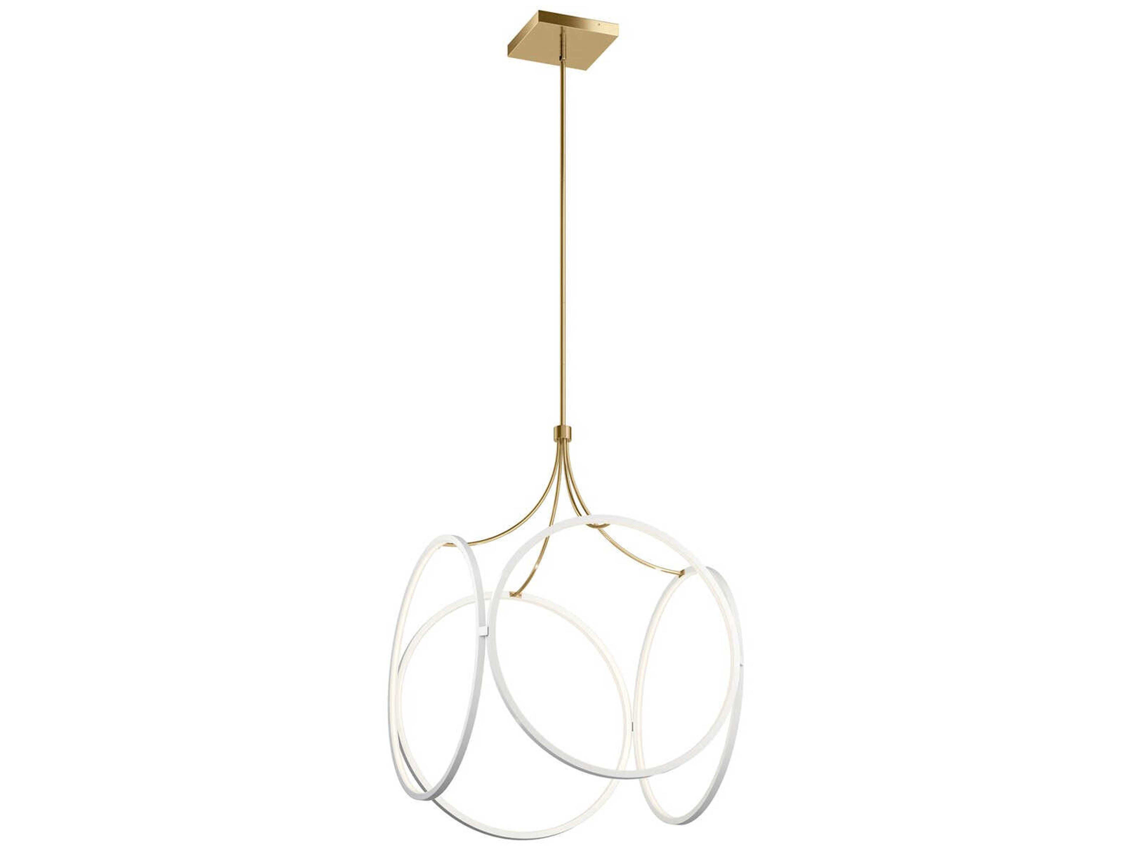 Ciri 1-Light White Gold LED Pendant