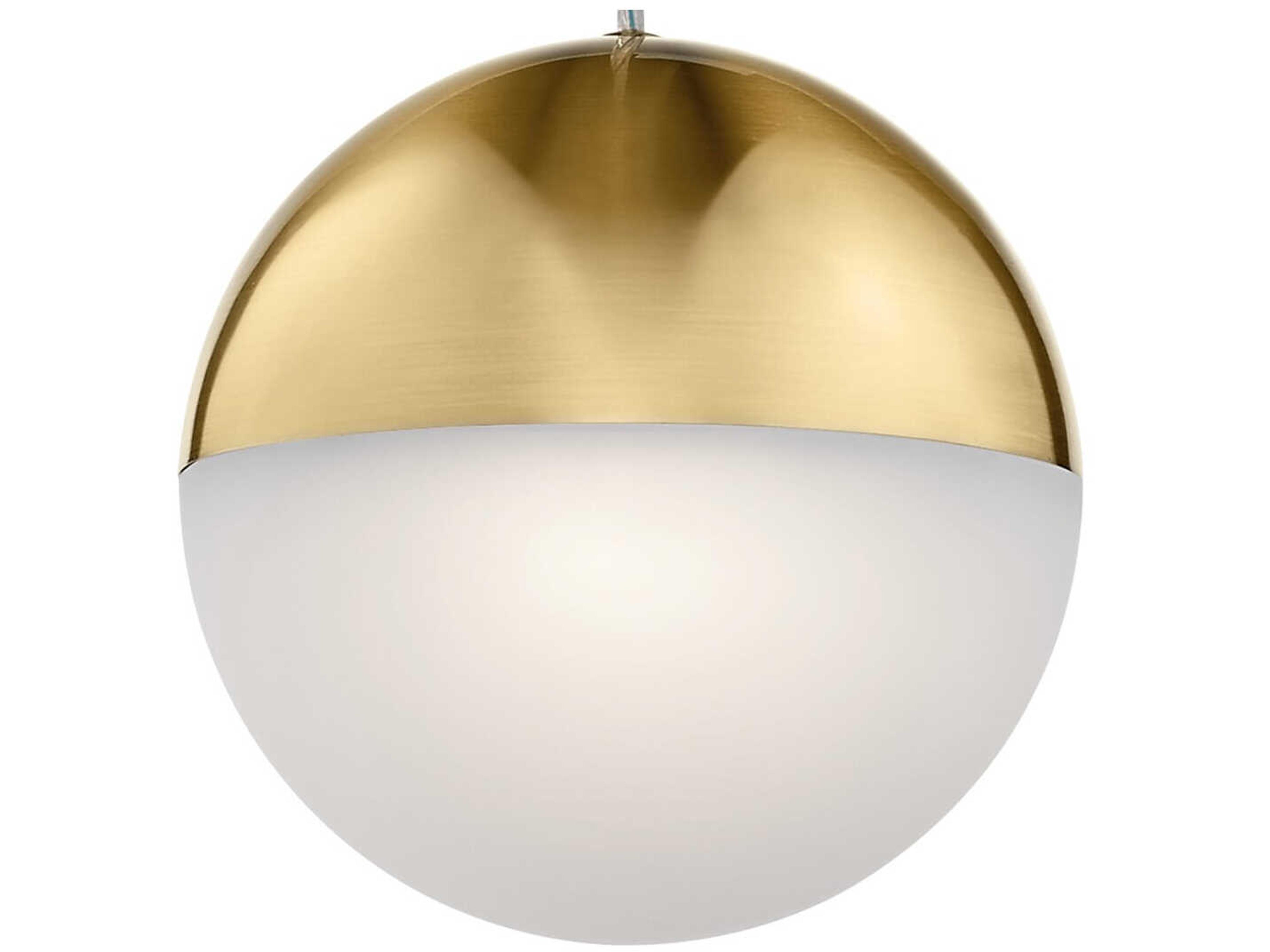 Elan Moonlit 1-Light Champagne Gold LED Globe Mini Pendant