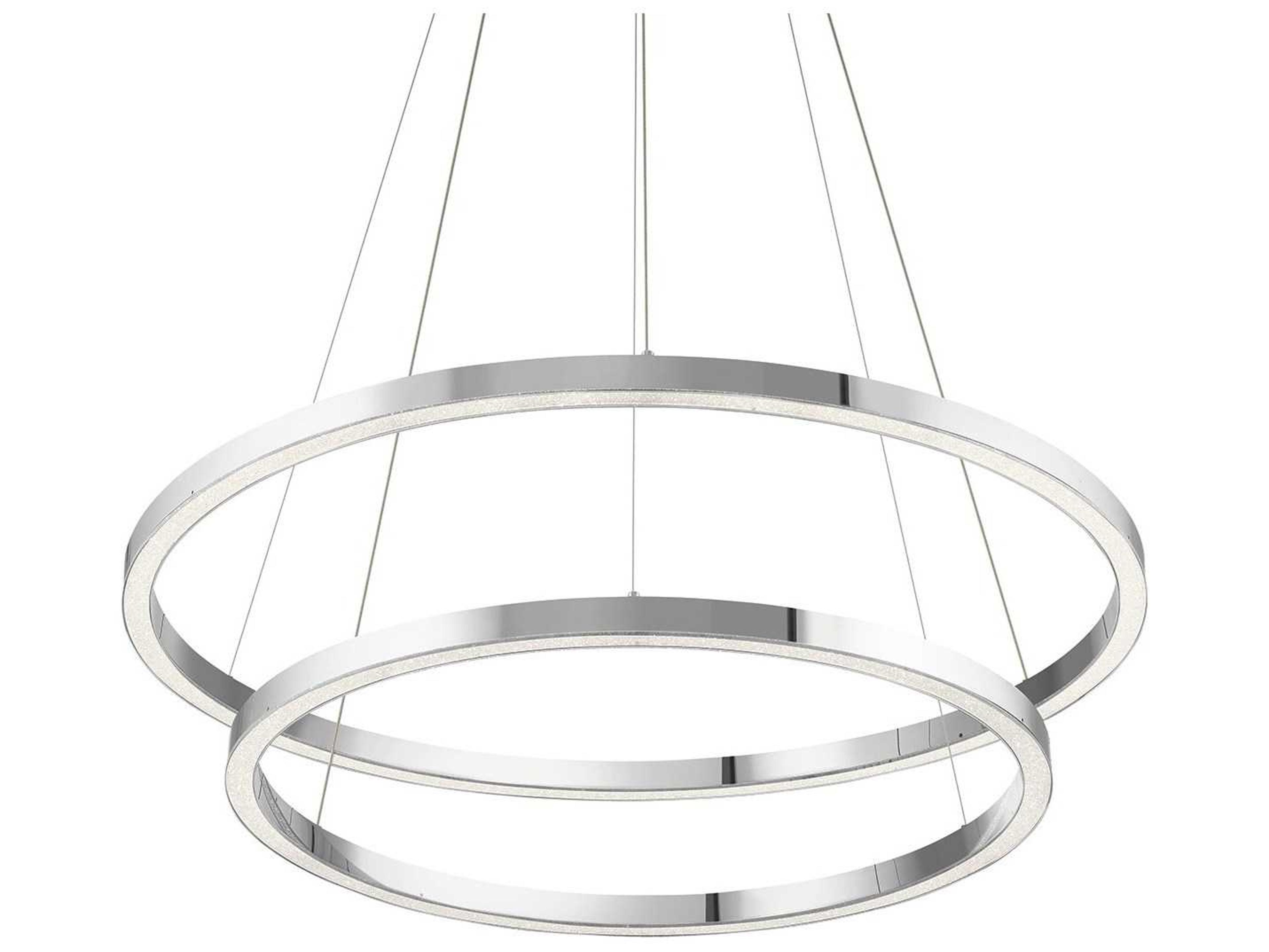 Elan Opus Chrome LED Round Pendant