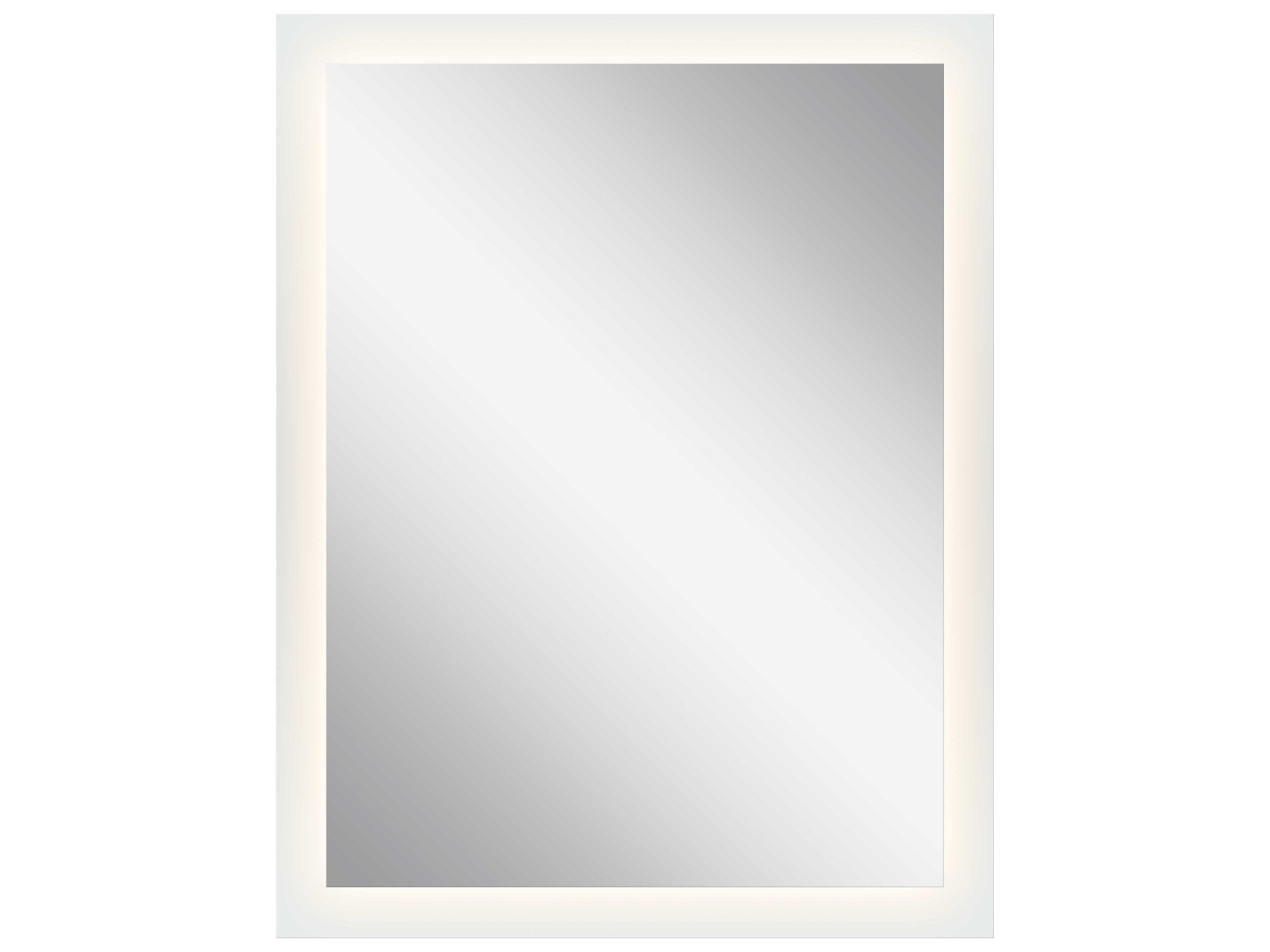 Elan Frosted Rectangular LED Backlit Wall Mirror
