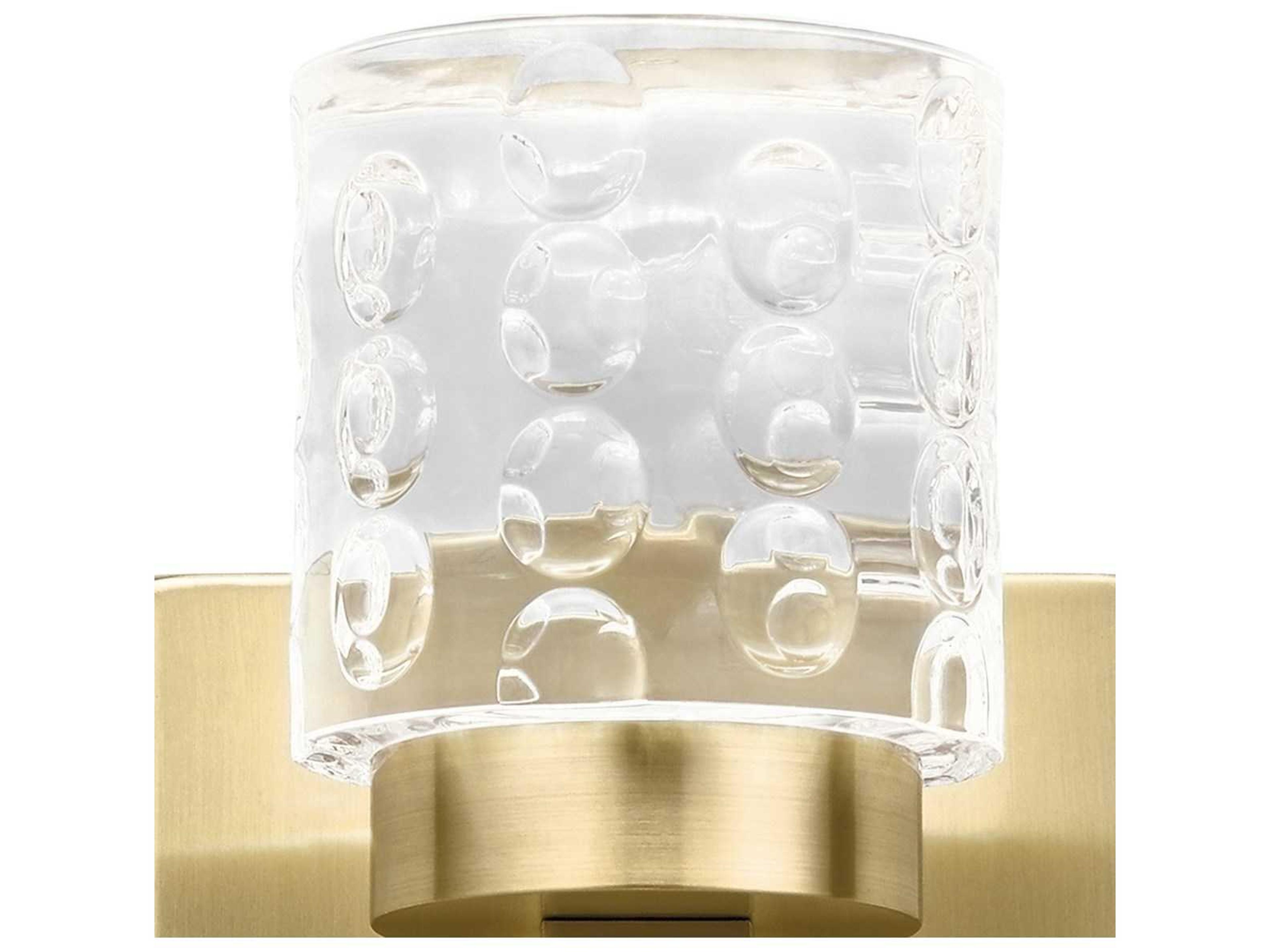 Elan Rene Champagne Gold LED Vanity Light