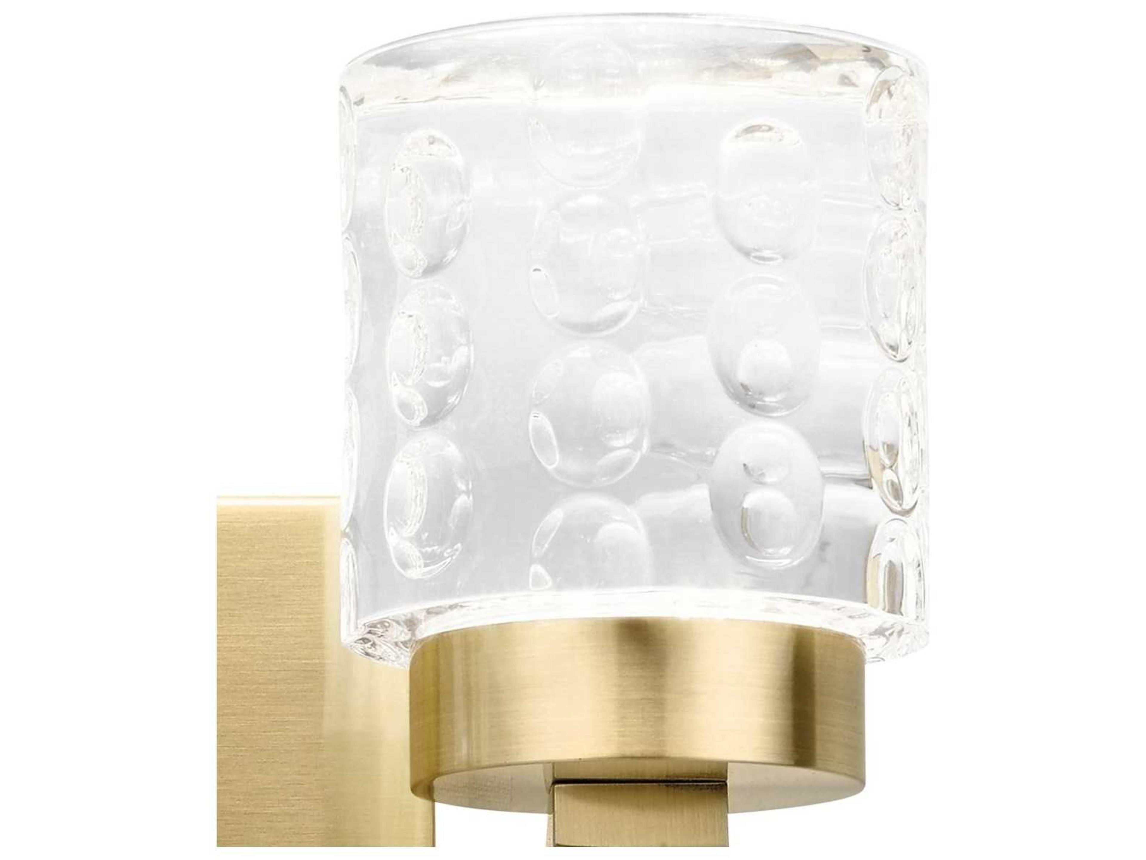 Elan Rene 2-Light Champagne Gold LED Vanity Light
