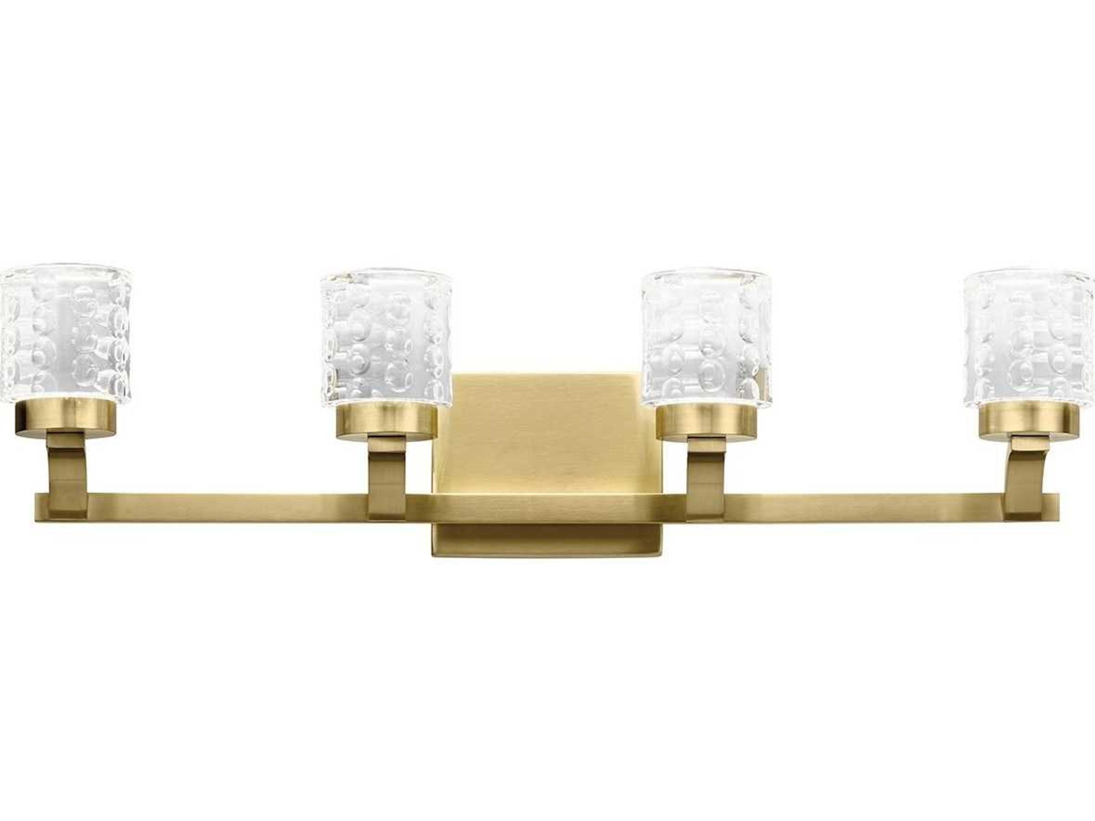 Elan Rene 4-Light Champagne Gold LED Vanity Light