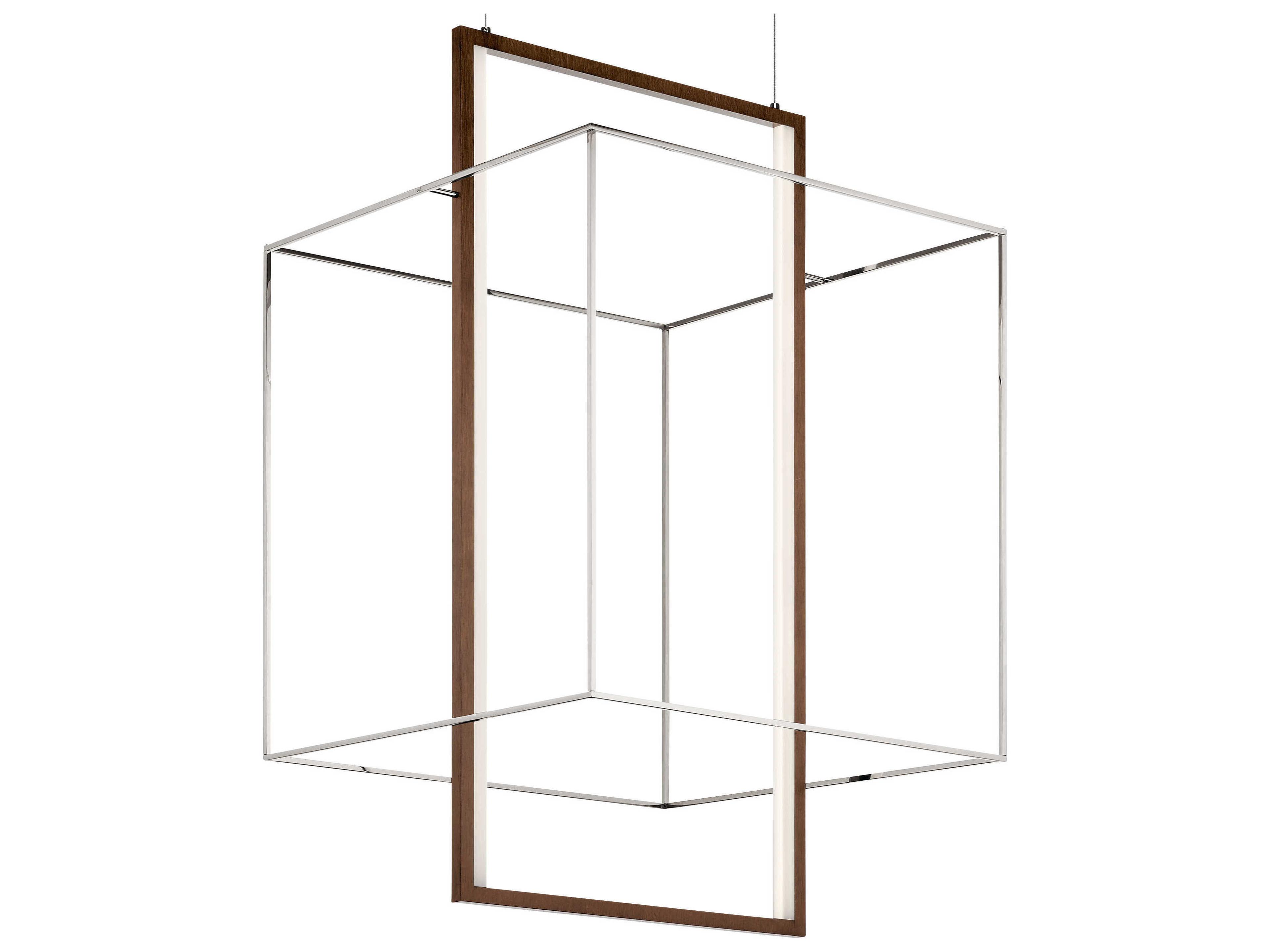 Elan Viho Polished Nickel LED Linear Pendant