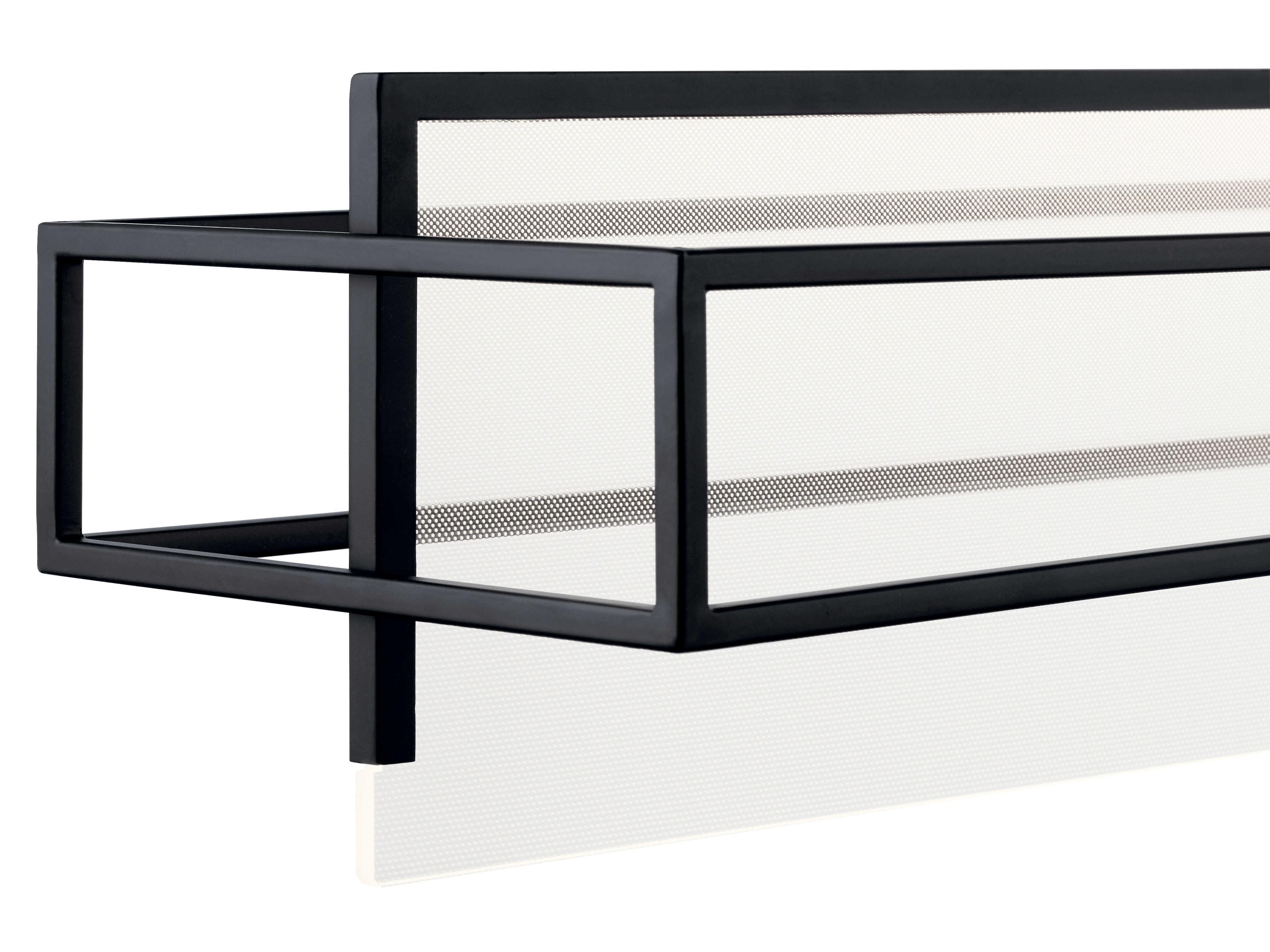 Elan Vega 1-Light Matte Black LED Linear Island Pendant