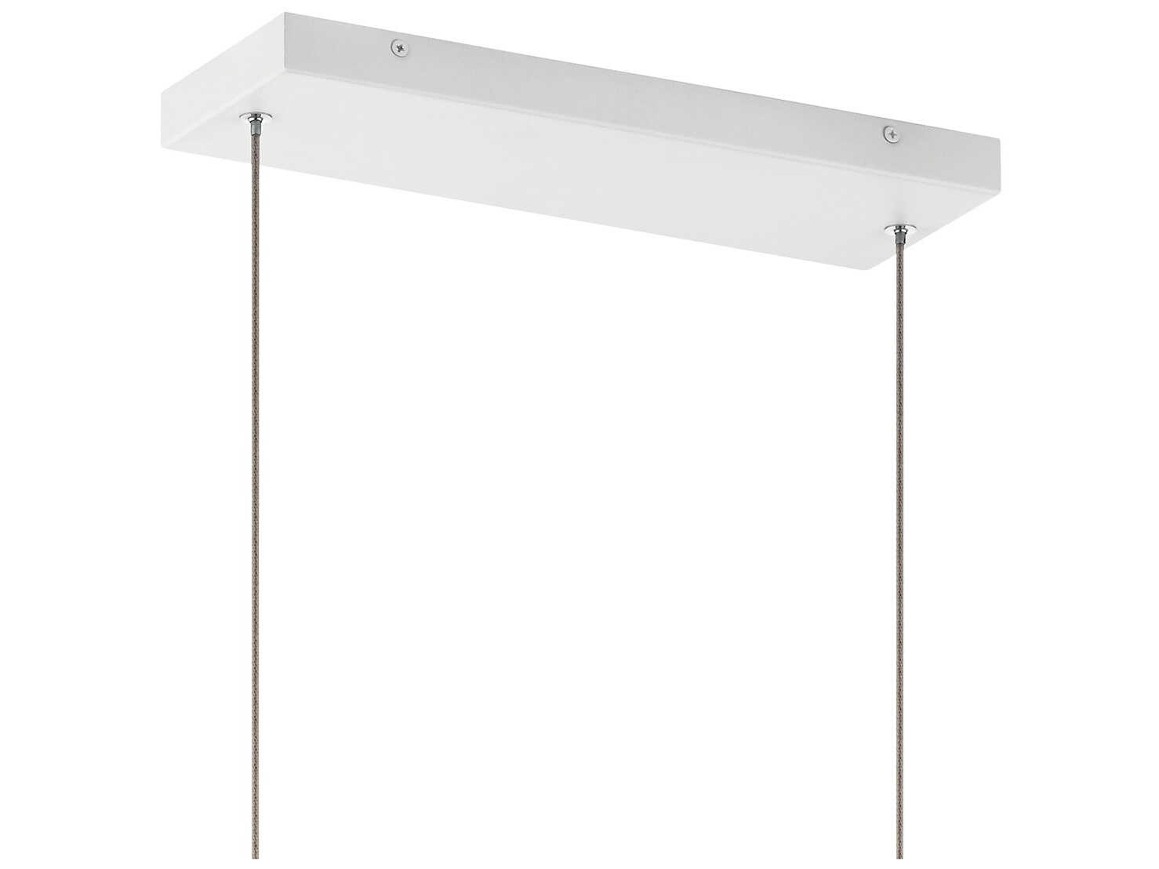 Elan Vega 36-Light White LED Geometric Linear Island Pendant