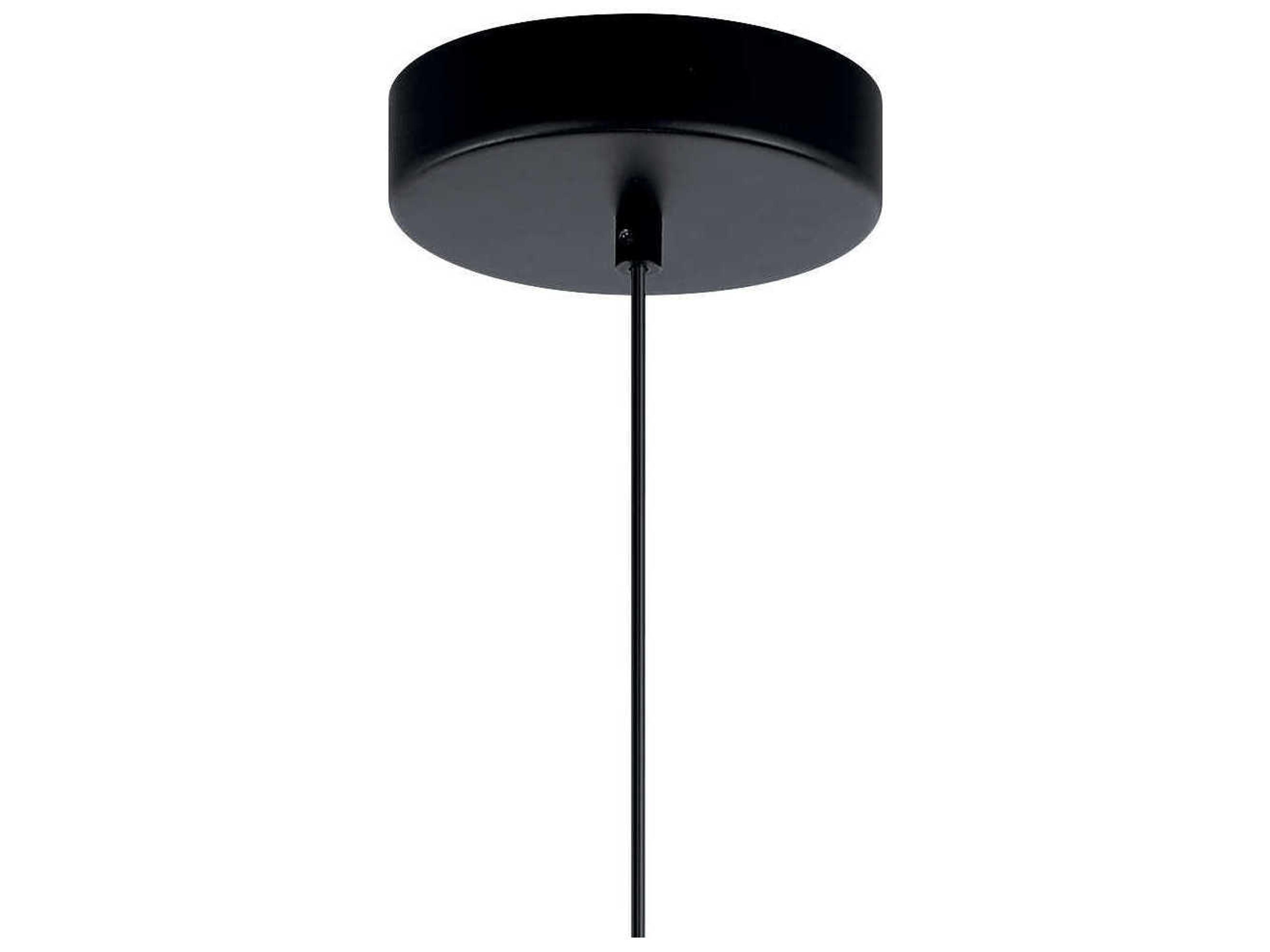Elan Kordan 1-Light Matte Black Nickel LED Geometric Mini Pendant