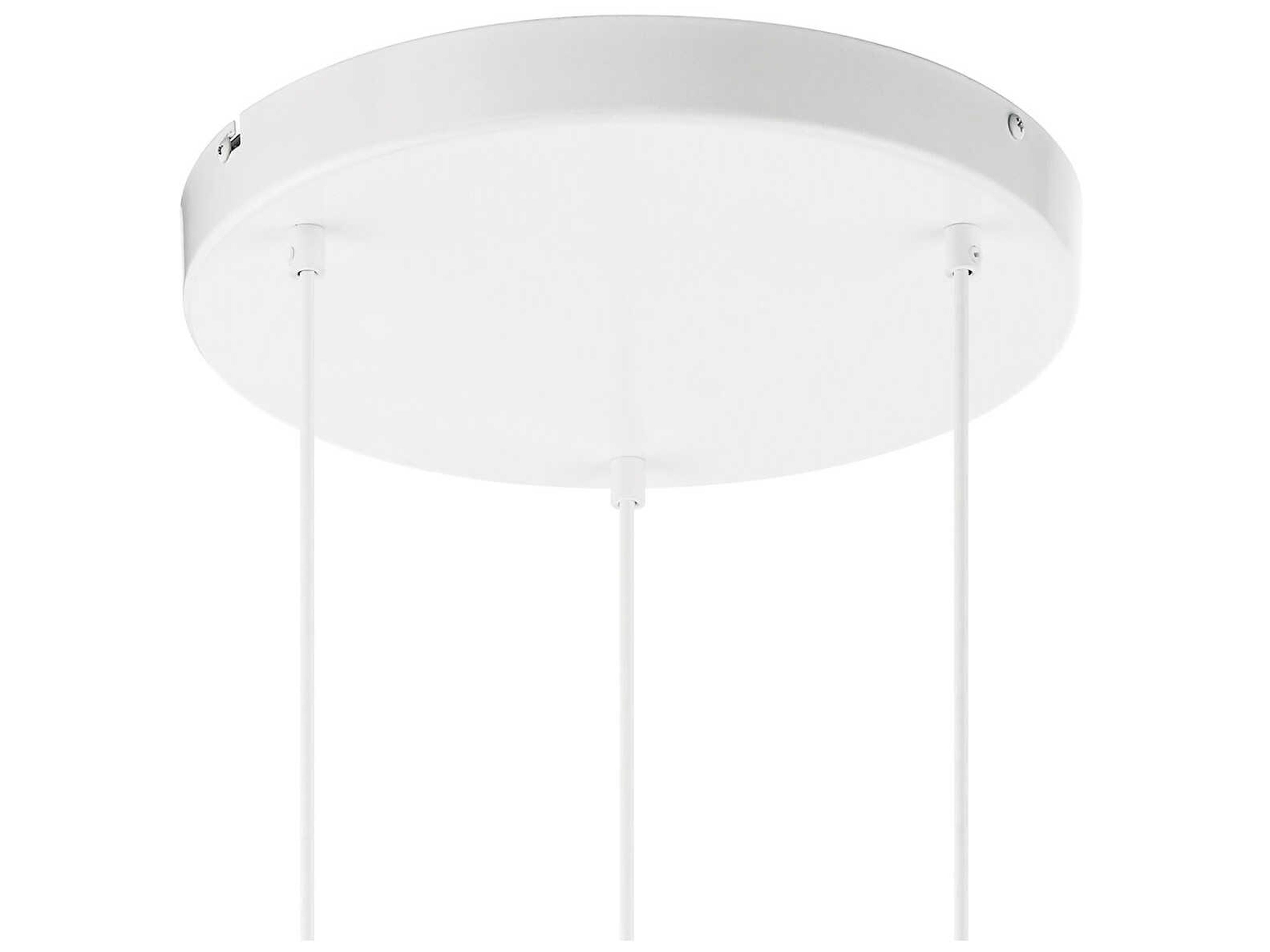 Elan Kordan 3-Light Matte White LED Pendant