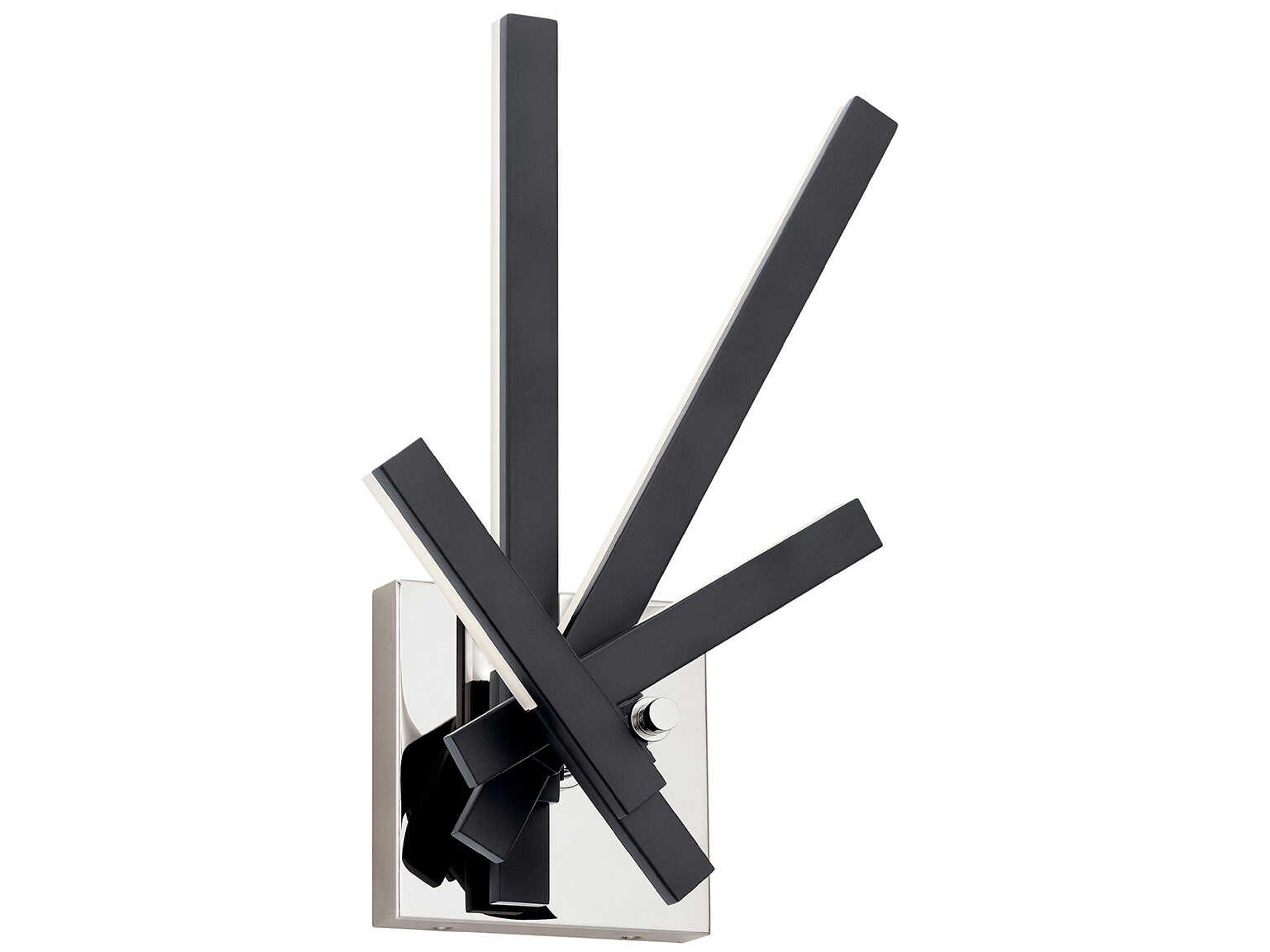 Elan Charter 4-Light Matte Black LED Wall Sconce