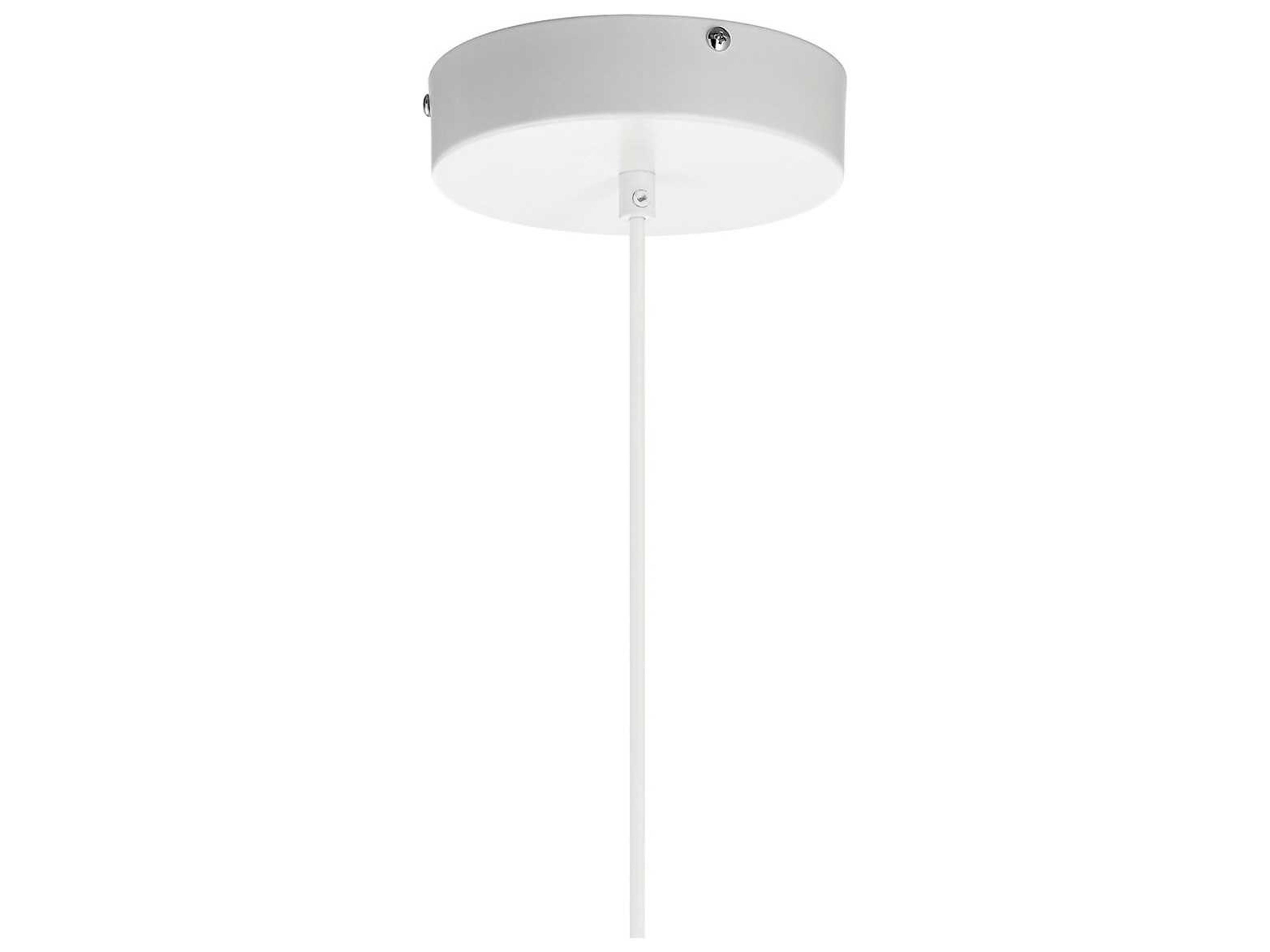 Elan Kordan 1-Light Matte White LED Geometric Mini Pendant