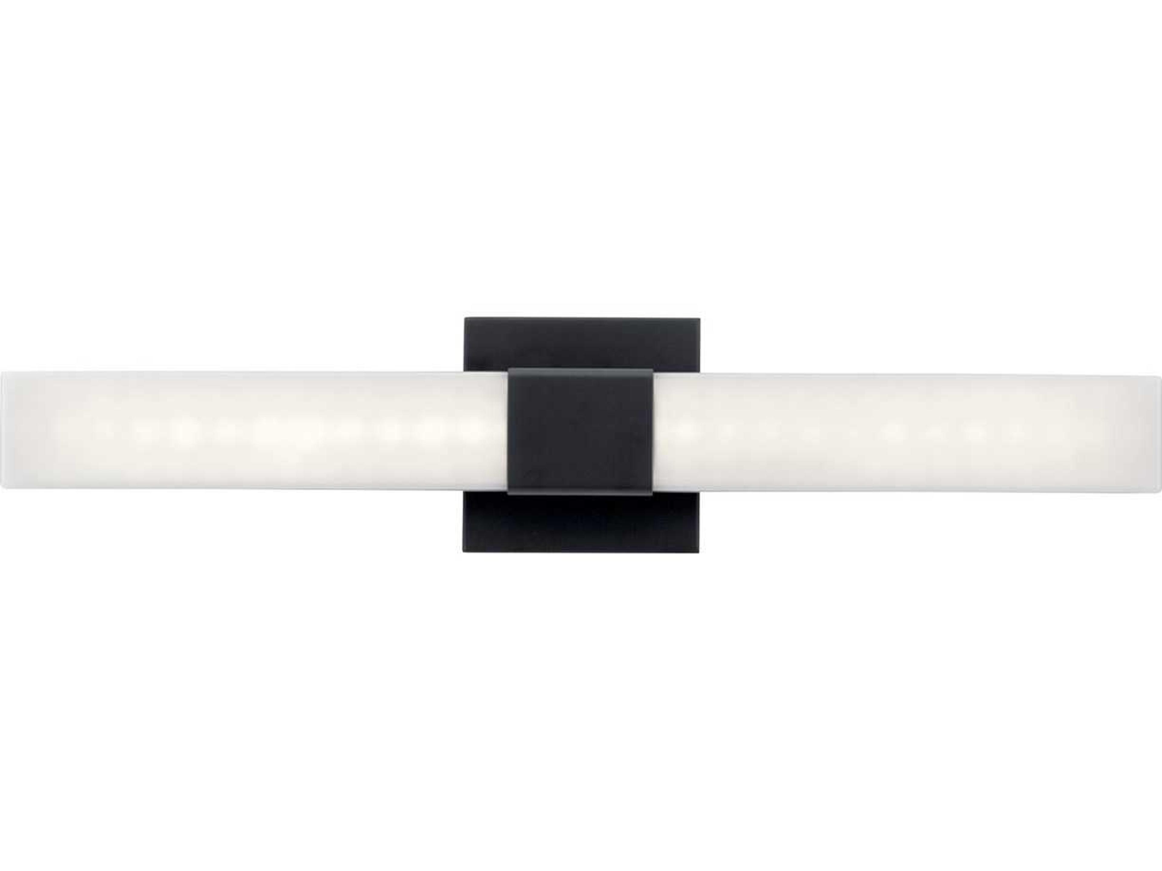 Elan Neltev 1-Light Matte Black LED Vanity Light