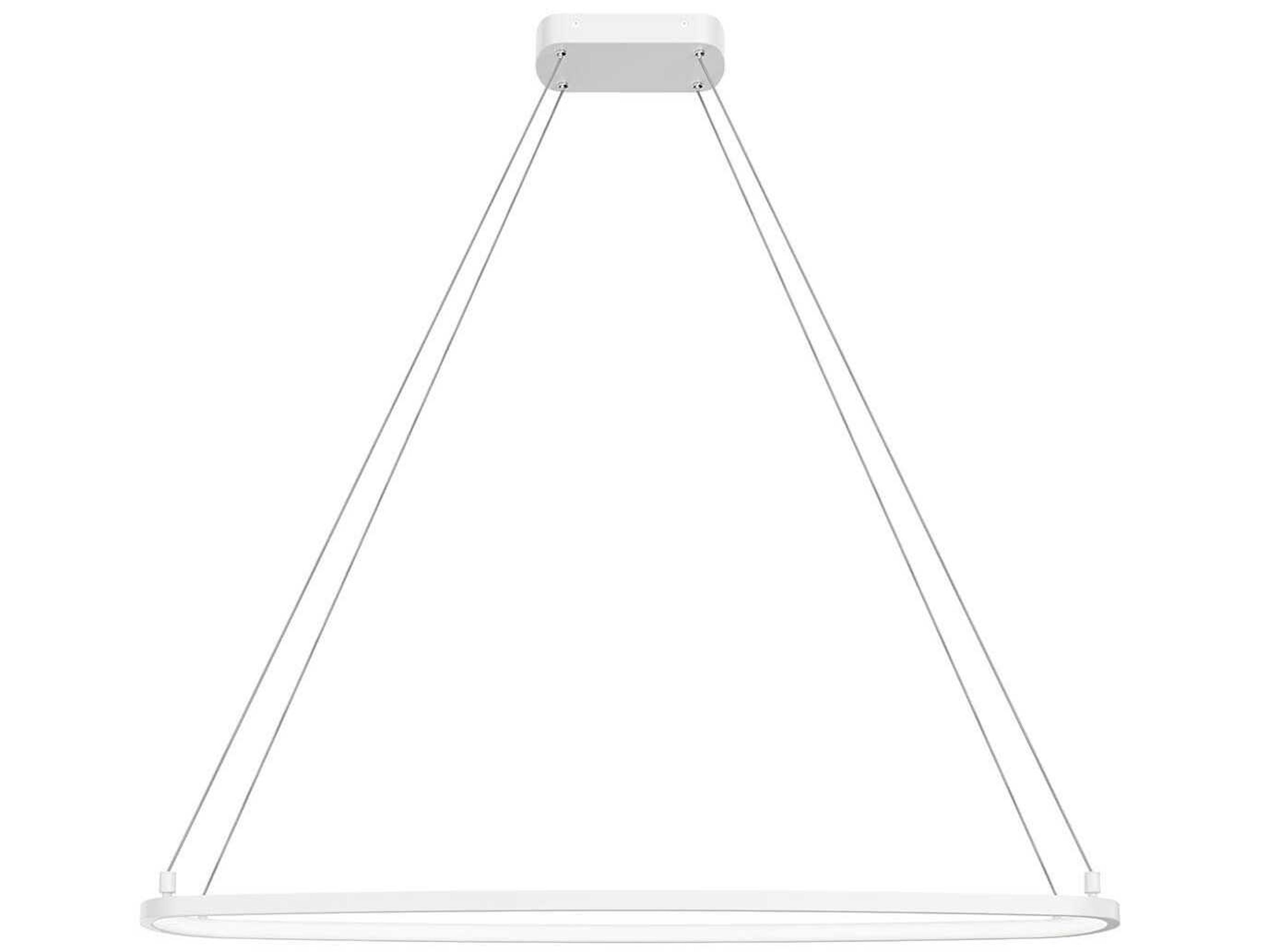 Elan Koloa 1-Light White LED Linear Island Pendant