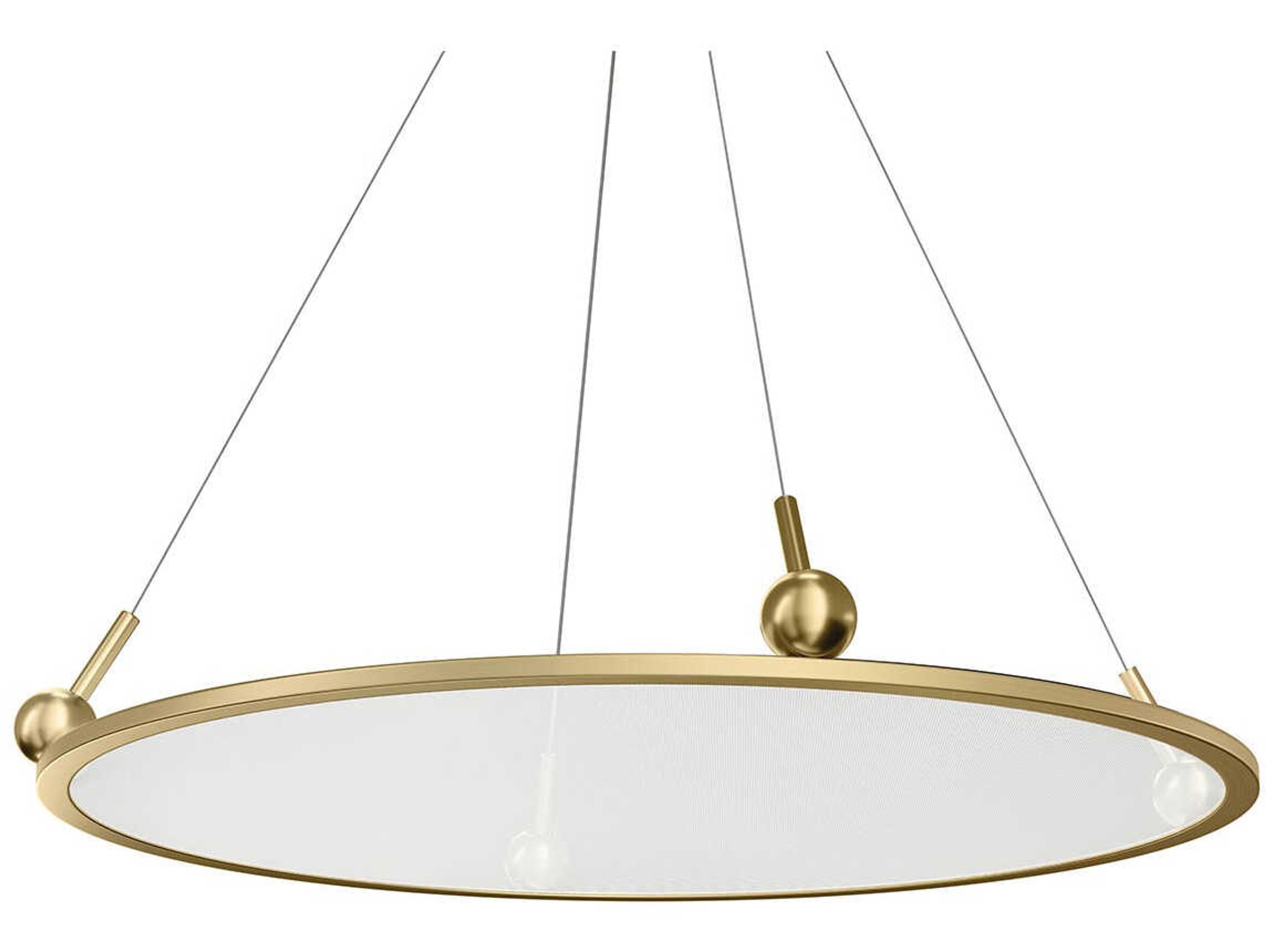 Elan Jovian 1-Light Champagne Gold LED Linear Pendant