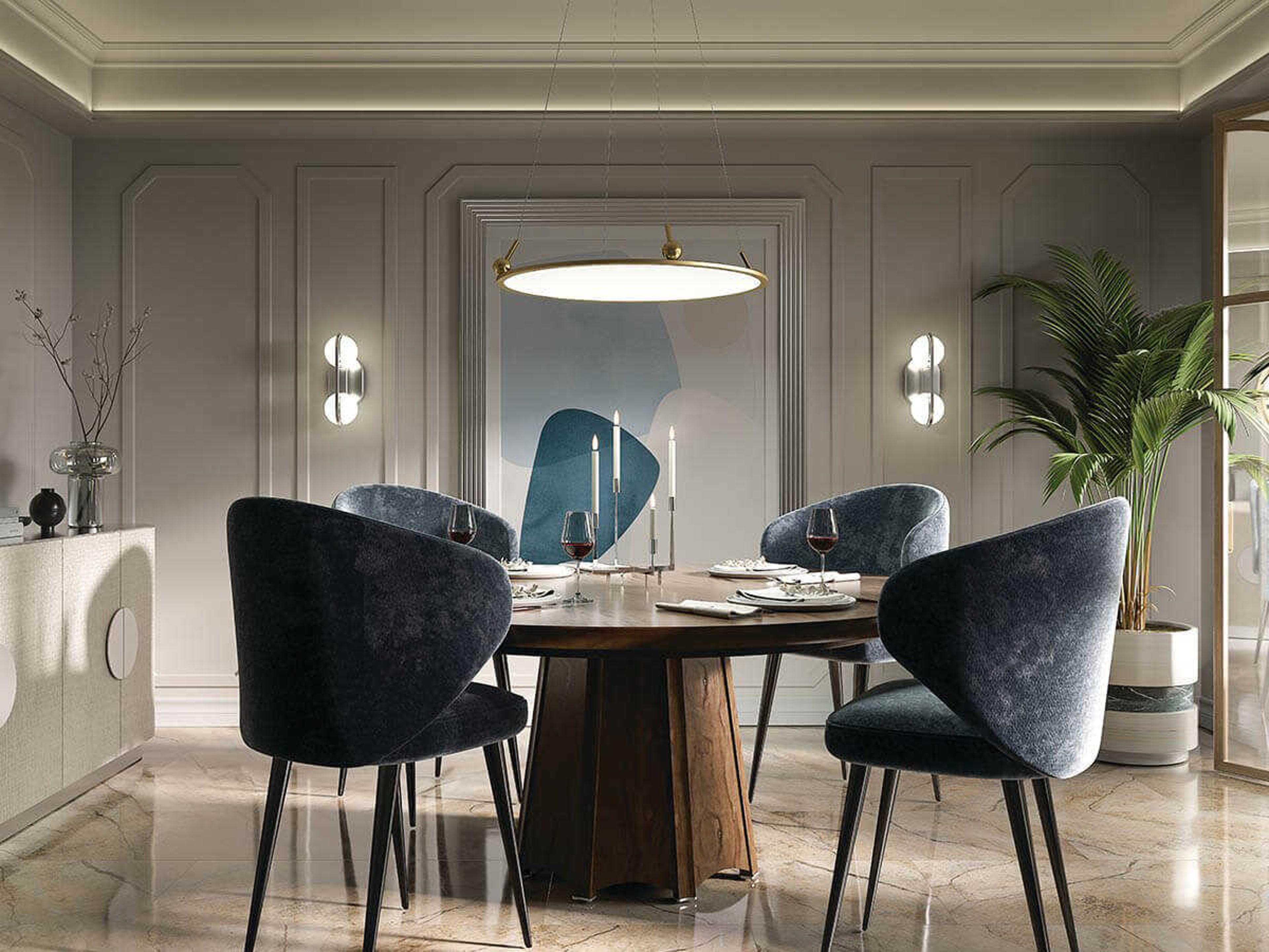 Elan Jovian 1-Light Champagne Gold LED Linear Pendant