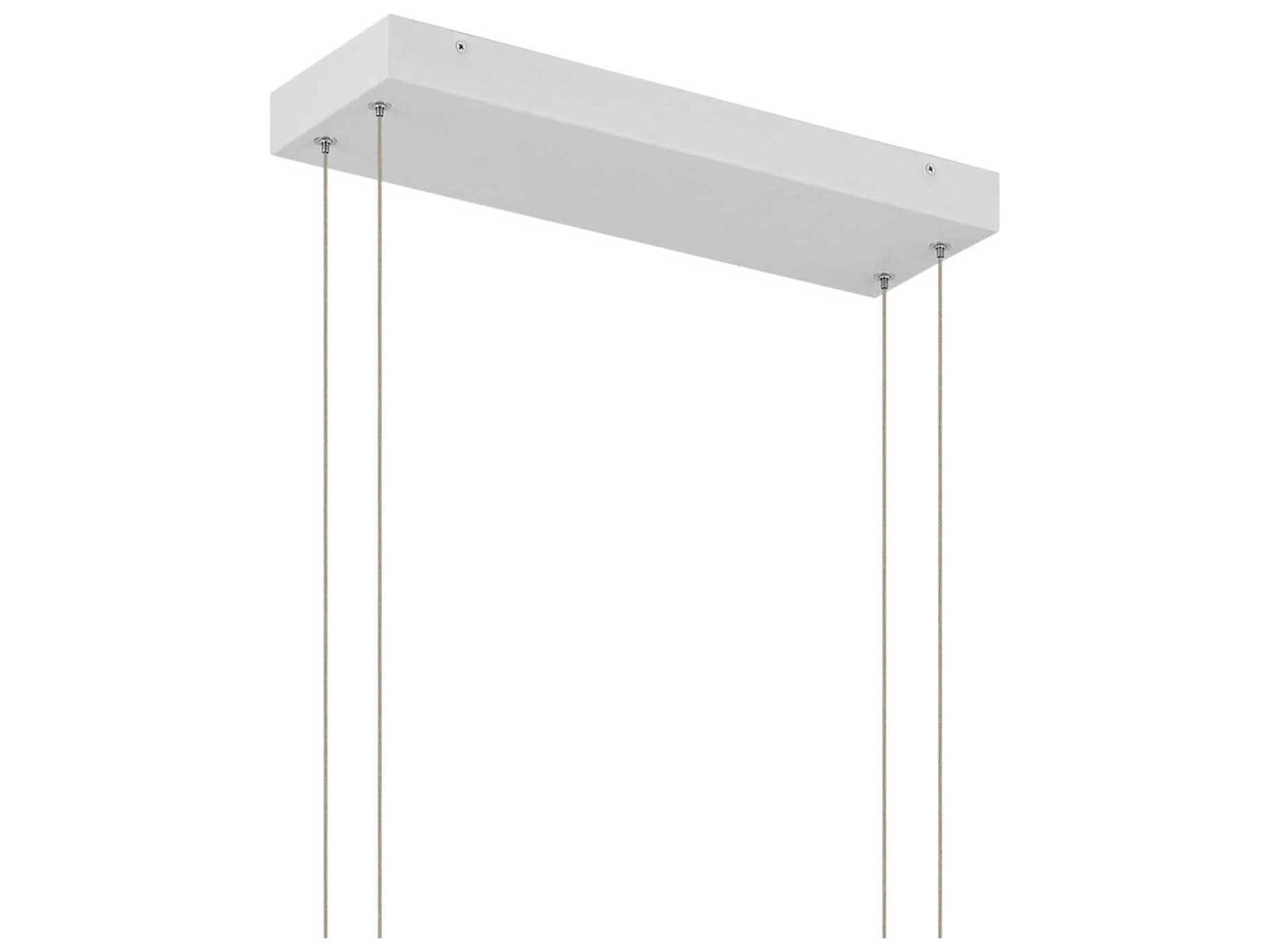 Elan Jestin 3-Light White Linear Island Pendant