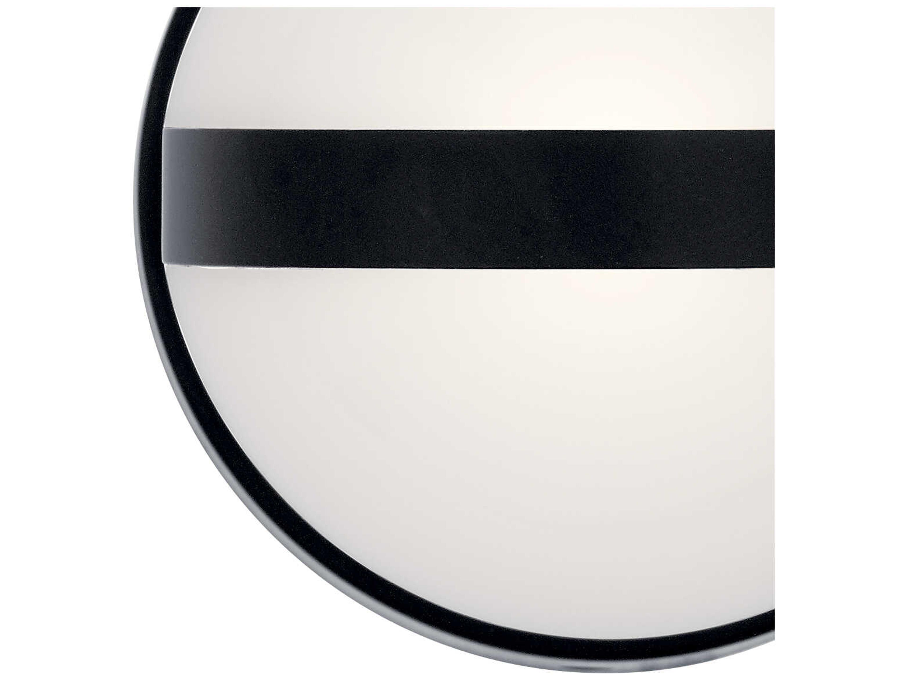 Elan Brettin 1-Light Matte Black LED Vanity Light