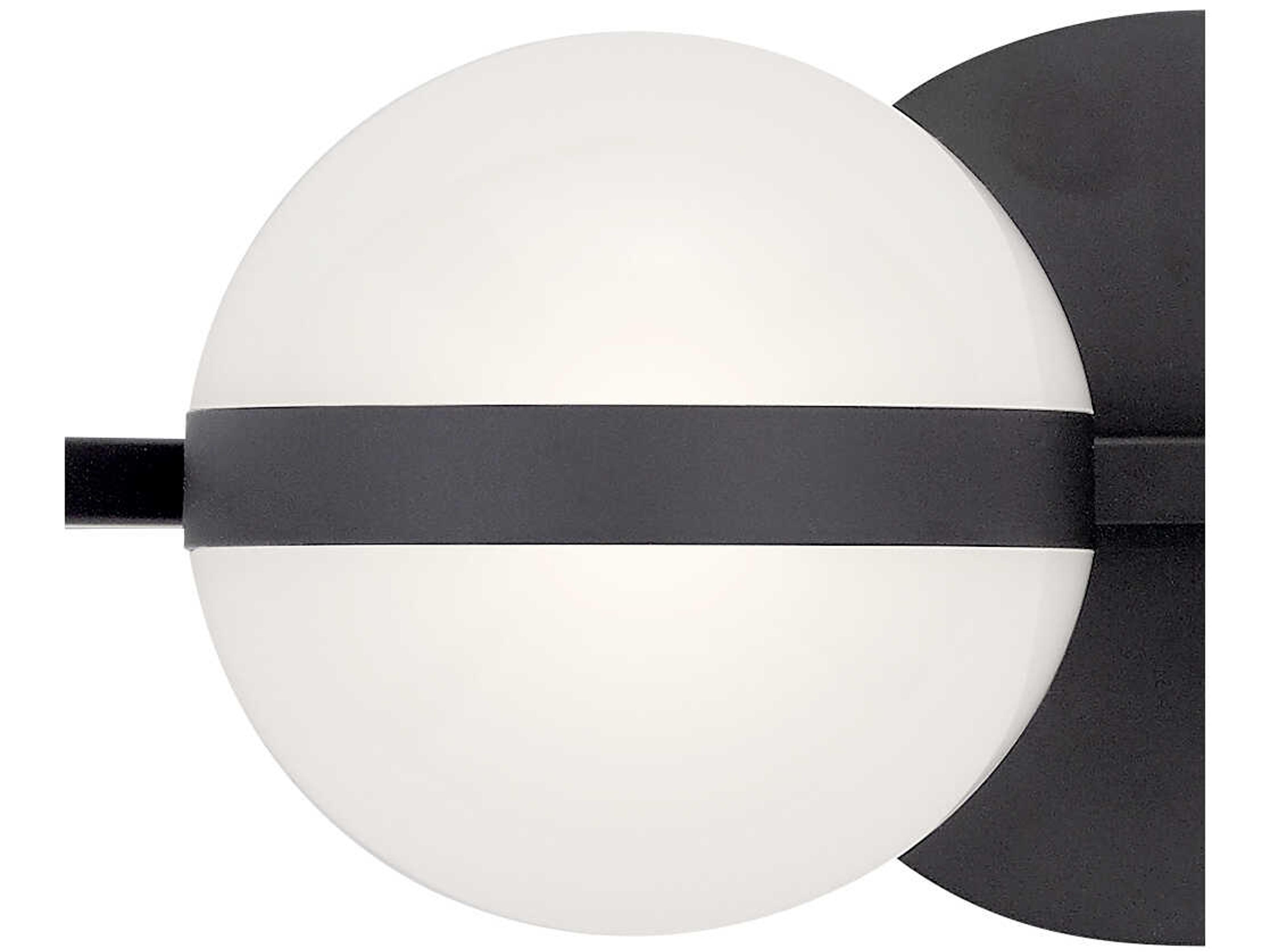 Elan Brettin 4-Light Matte Black LED Vanity Light