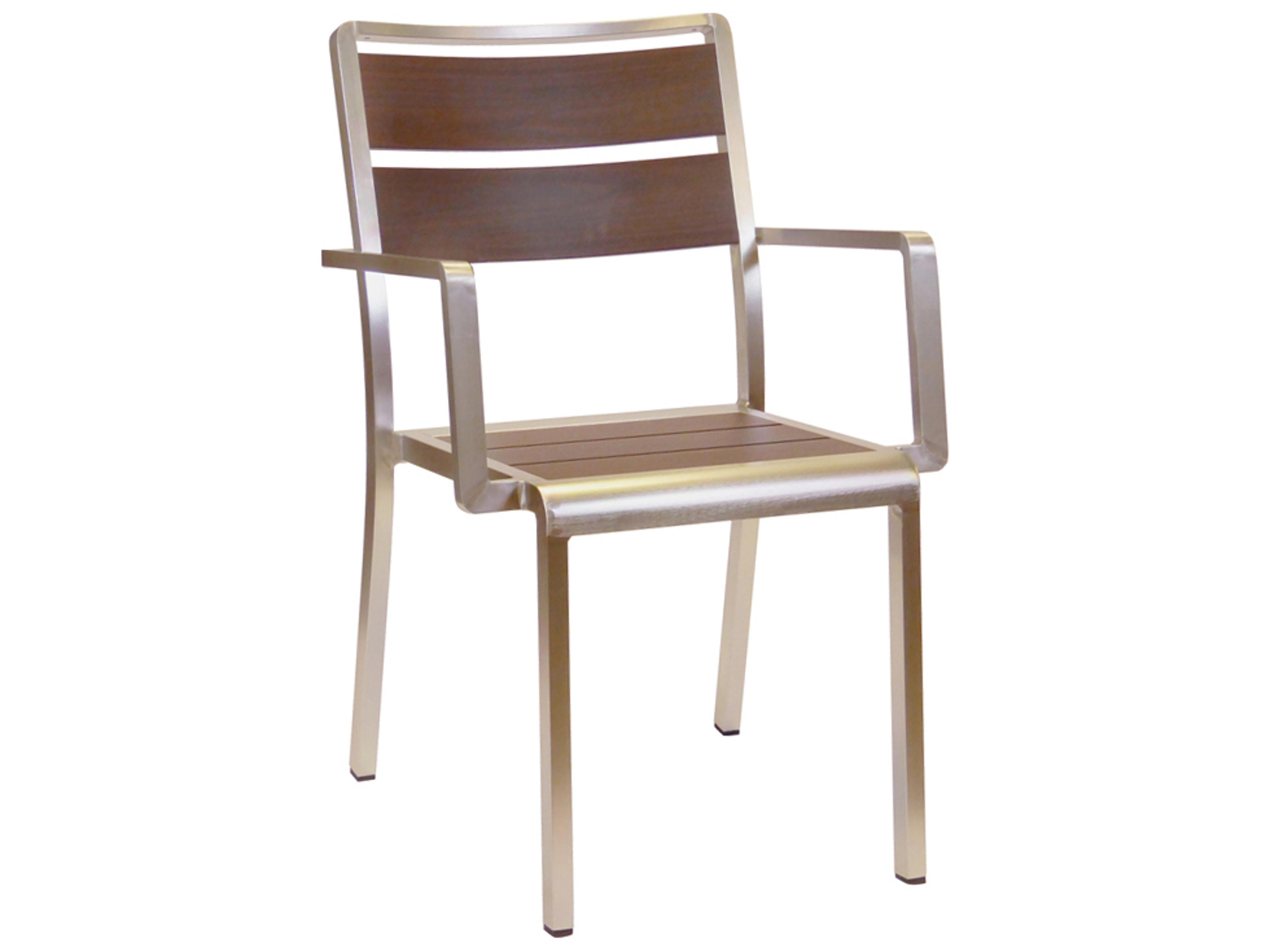 Sid Aluminum Metal Outdoor Dining Chair