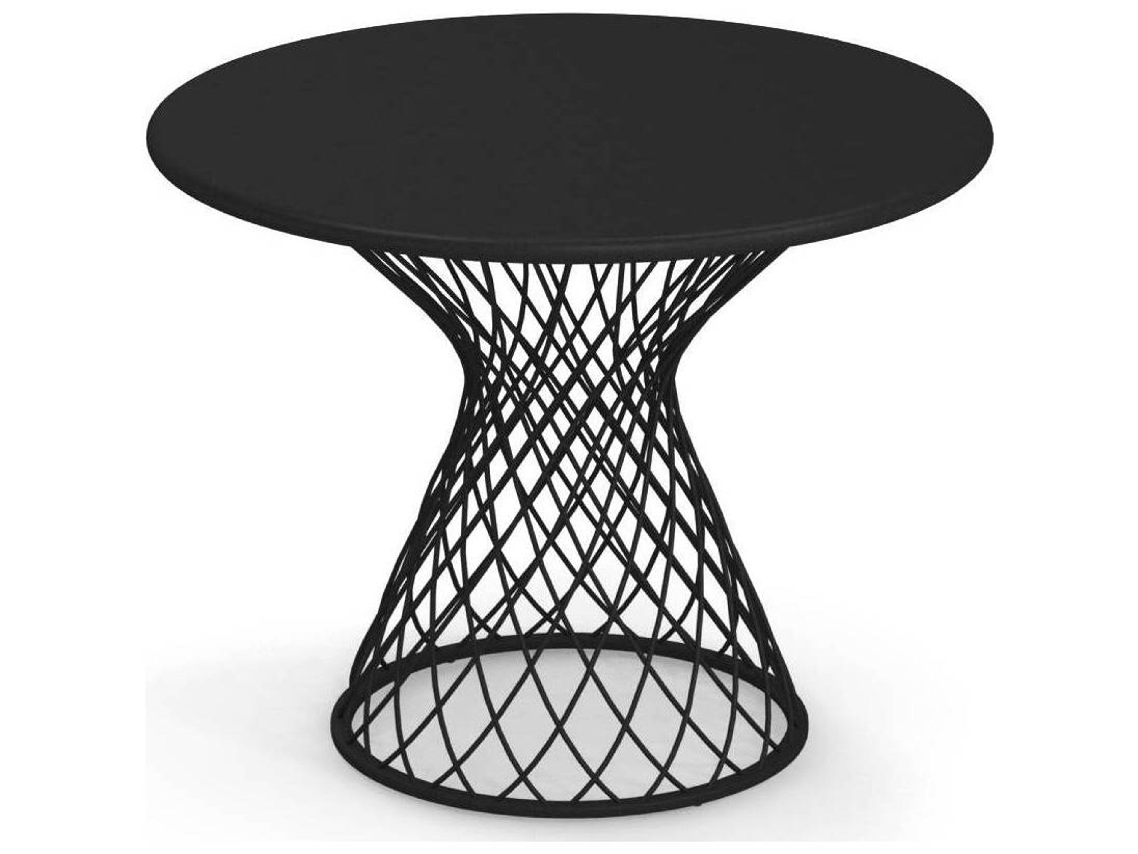 EMU Como Steel Round Outdoor Patio End Table