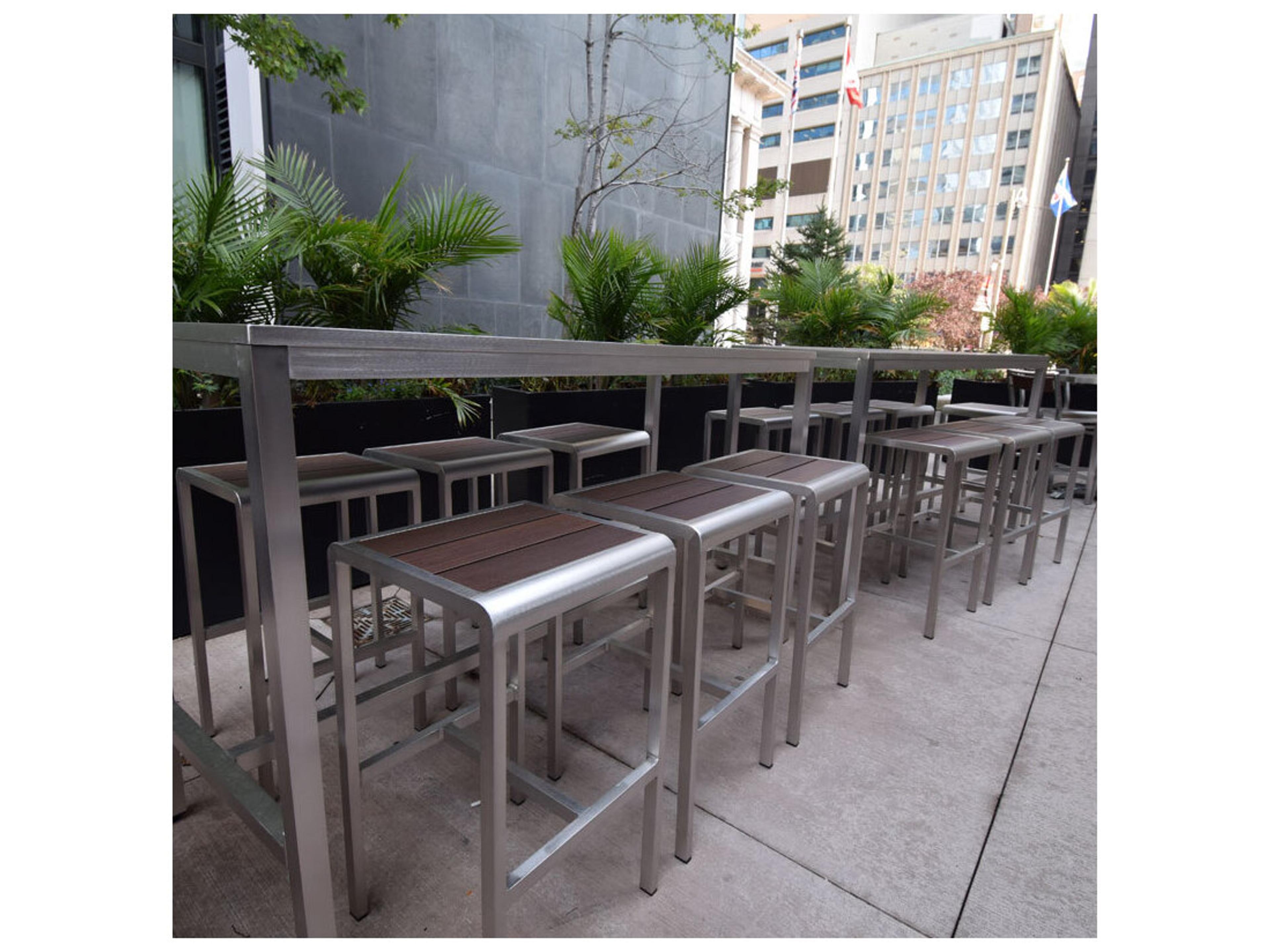 EMU Sid Aluminum Backless Outdoor Bar Stool