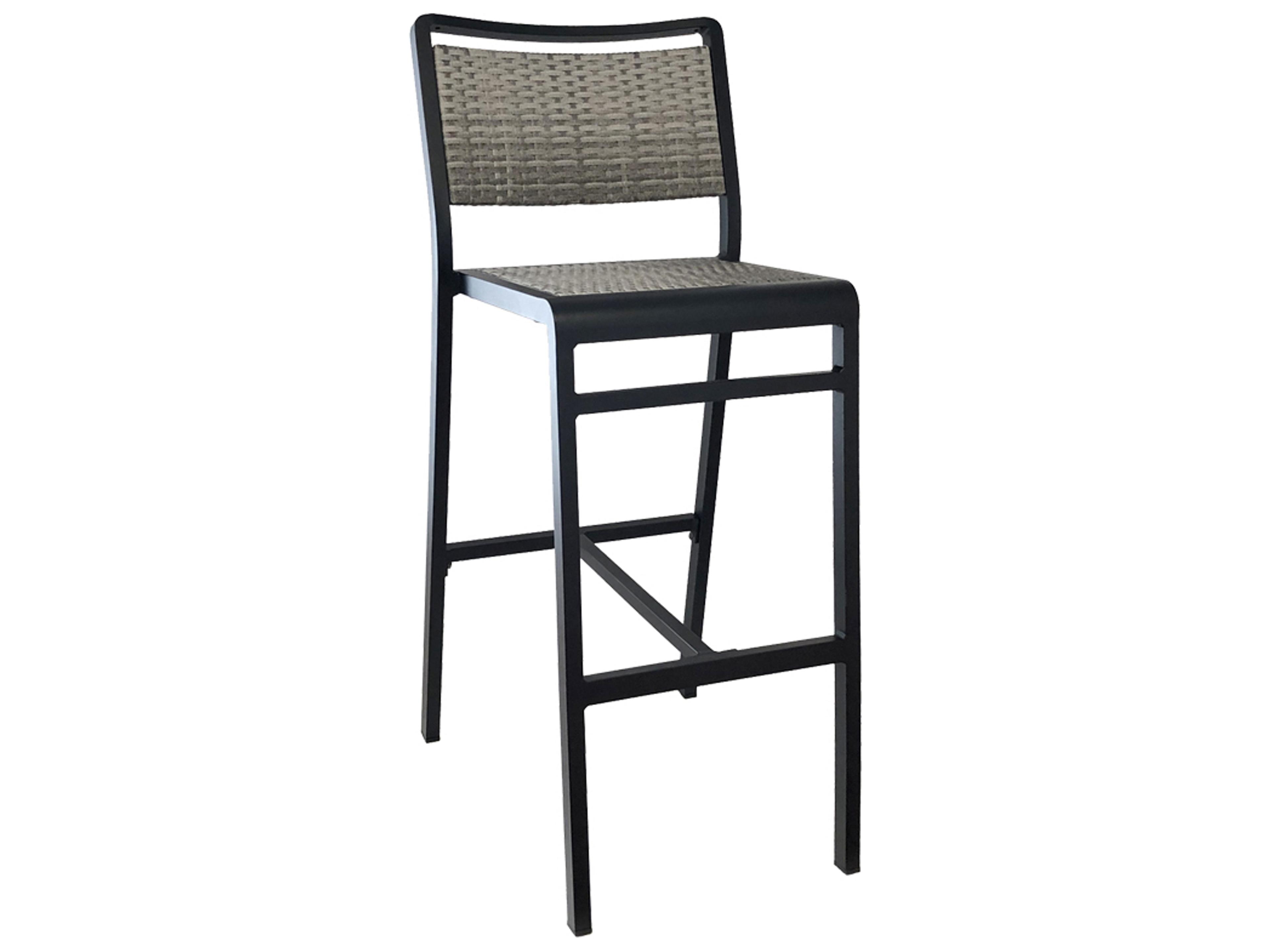 Sid Aluminum Wicker Outdoor Patio Bar Stool