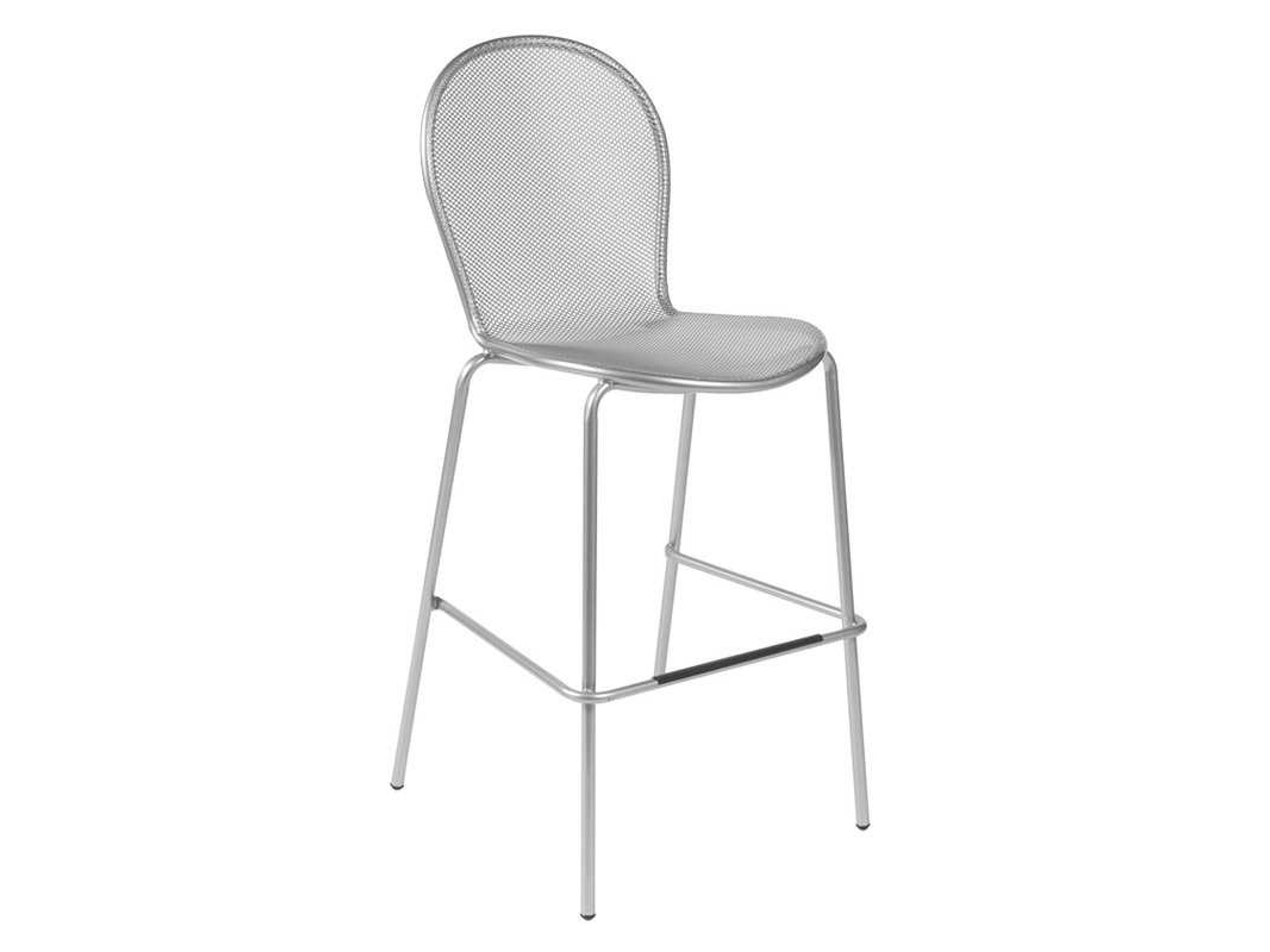 Ronda Steel Stacking Patio Bar Stool