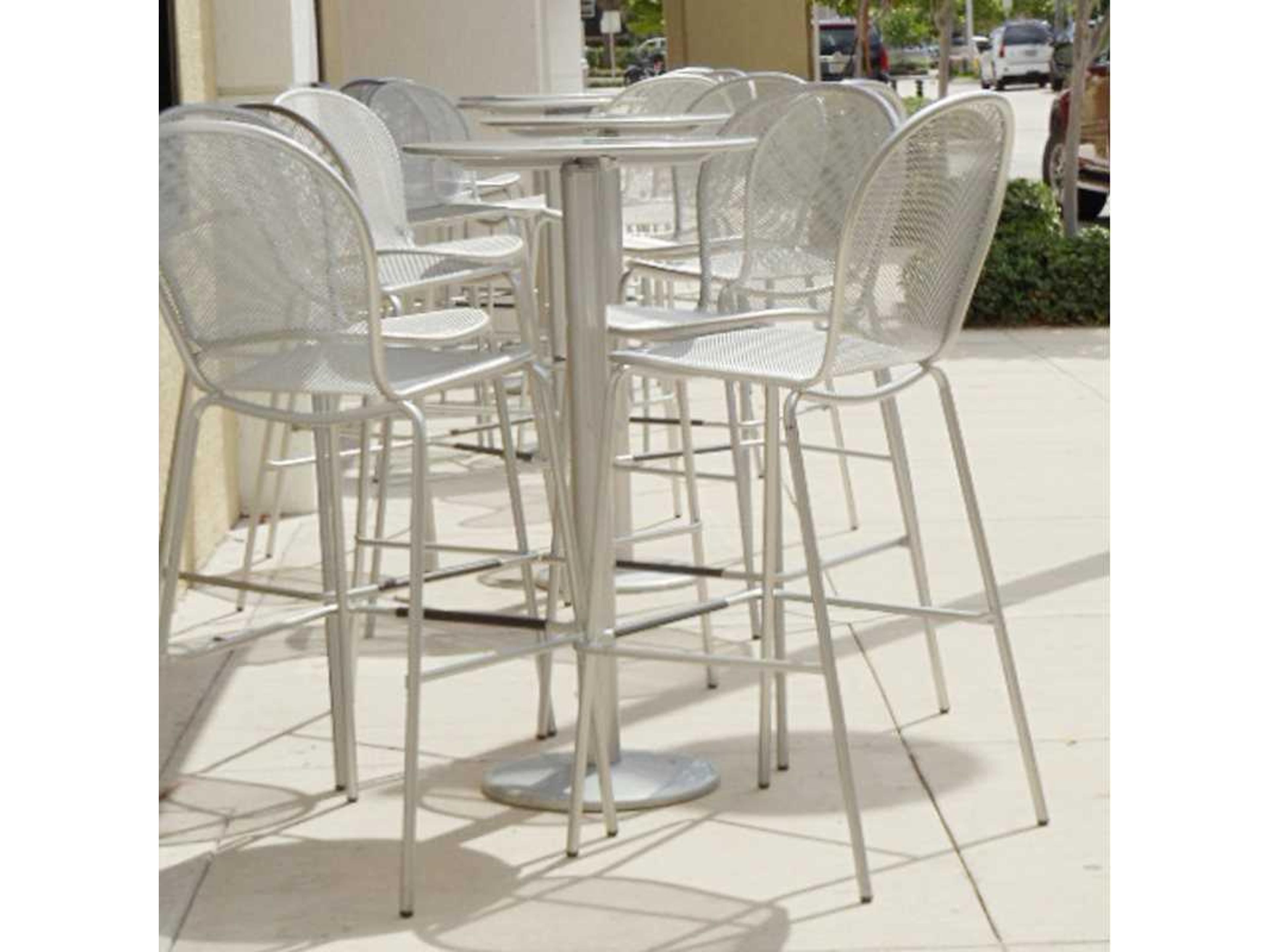 EMU Ronda Steel Stacking Patio Bar Stool