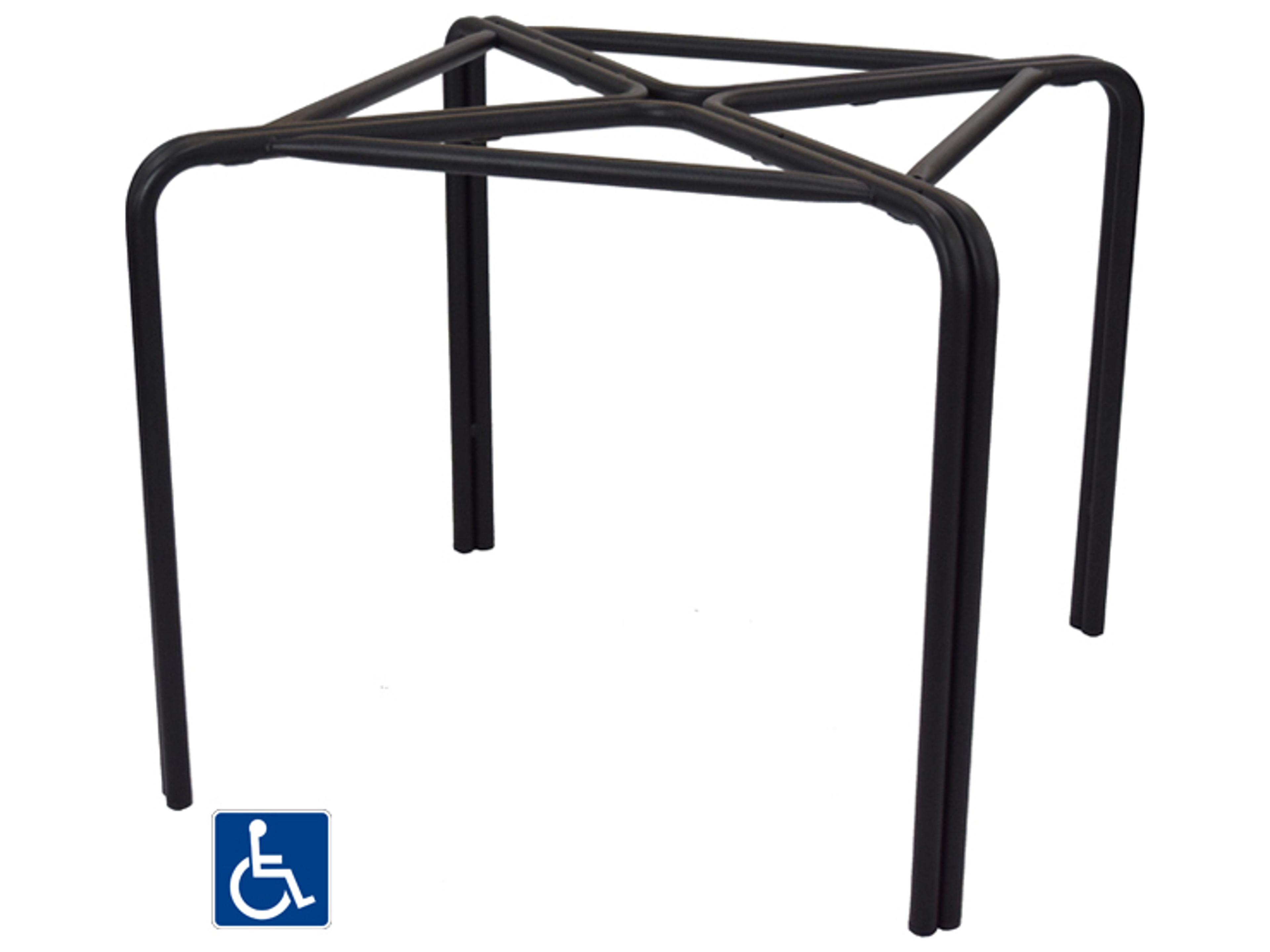 EMU Zeus ADA Aluminum Table Base for Square Tops