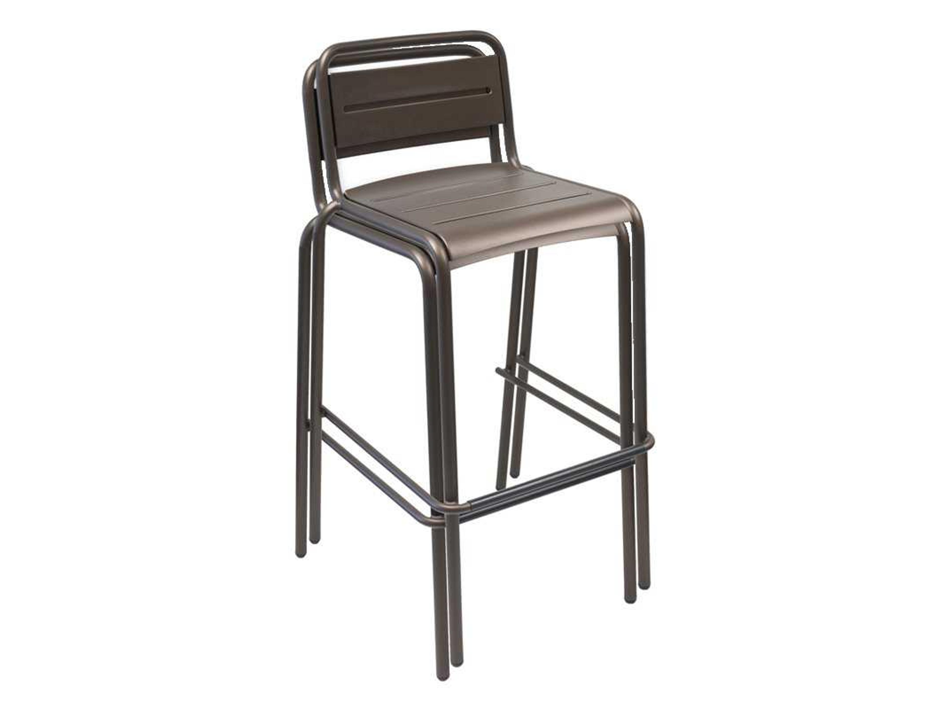 EMU Star Steel Stacking Patio Bar Stool