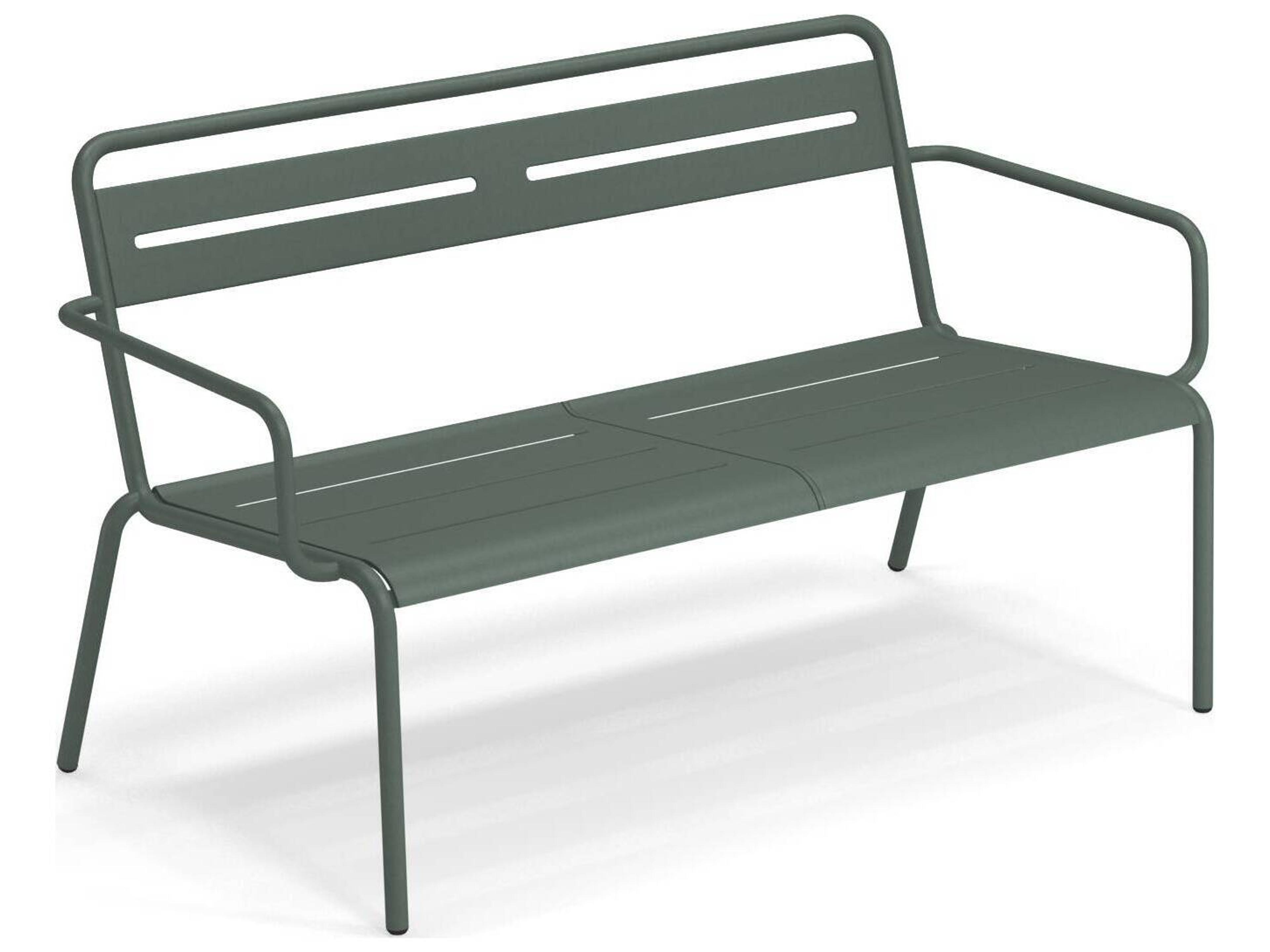 EMU Star Steel Stacking Patio Loveseat