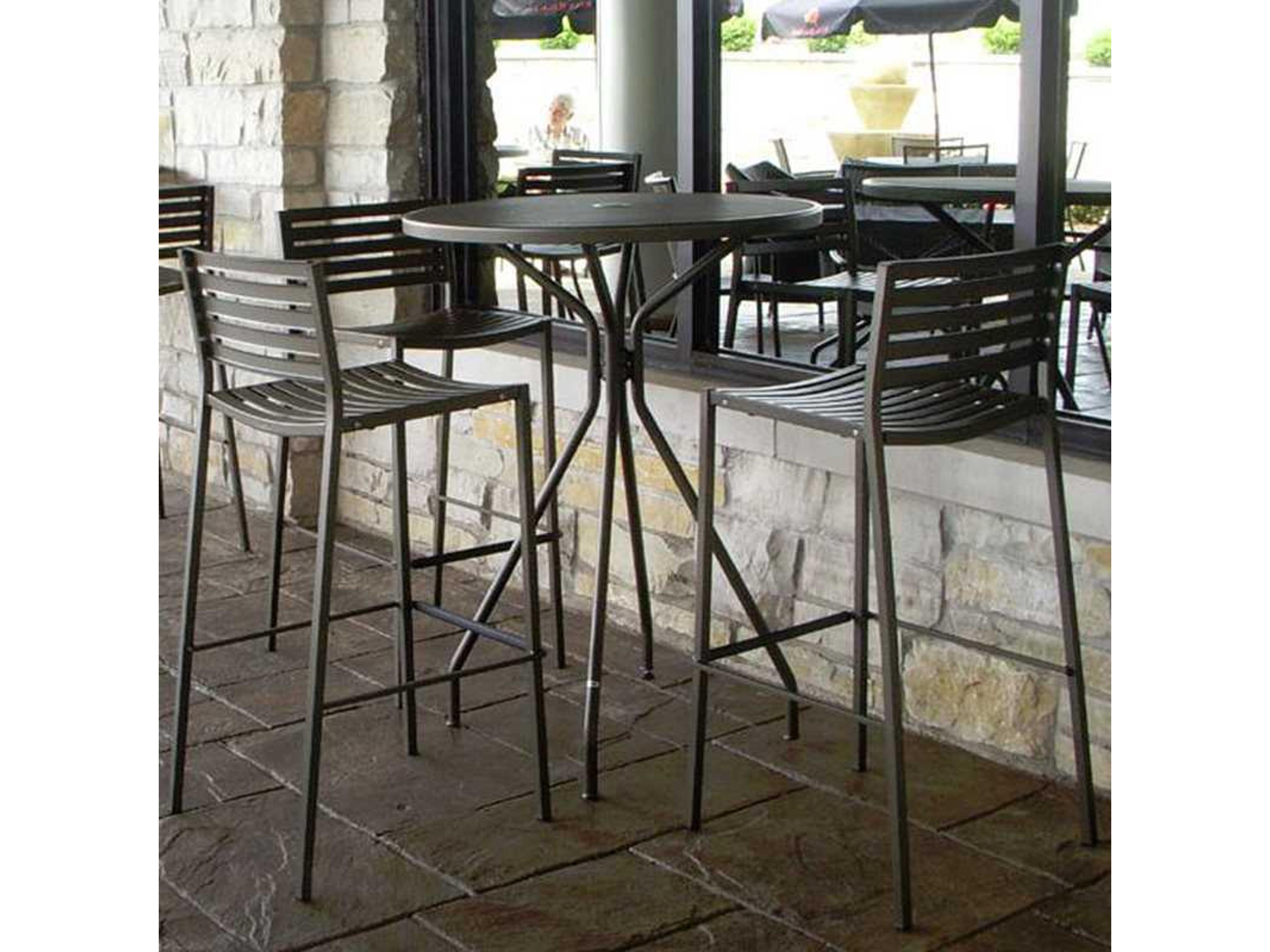 EMU Segno Steel Stacking Outdoor Bar Stool
