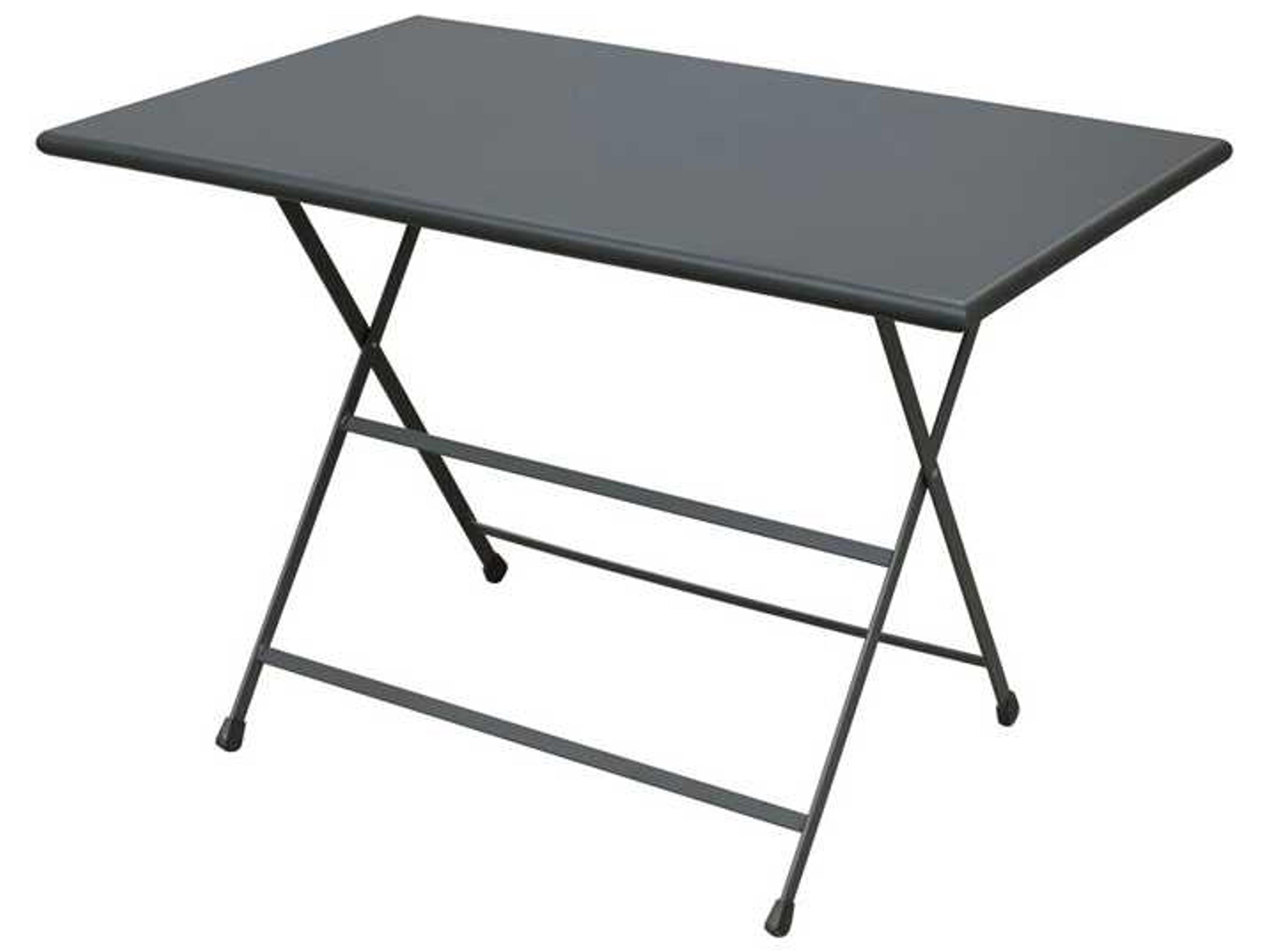 Arc En Ciel Steel Iron Rectangular Folding Table