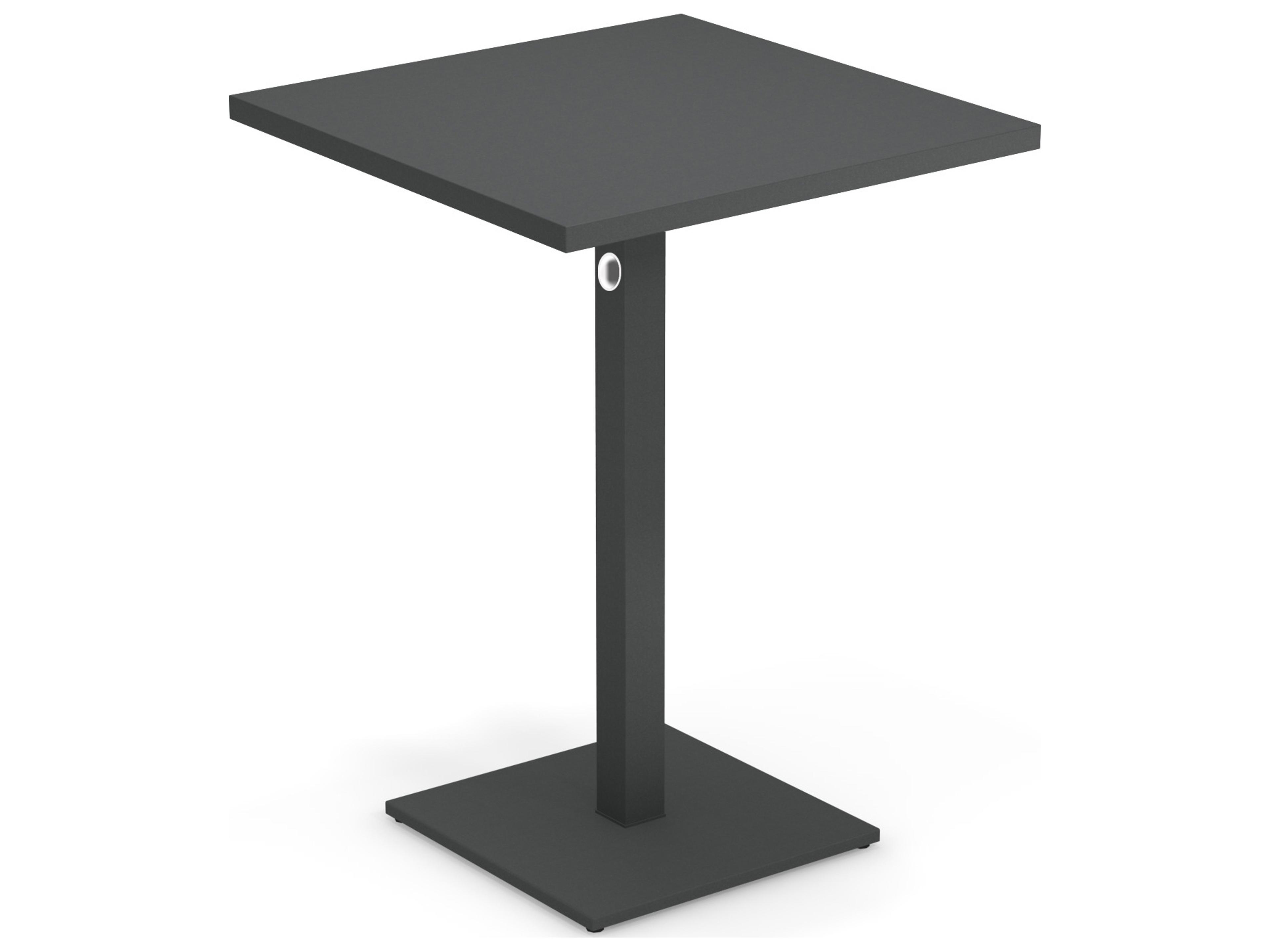 Lock Steel Square Patio Bar Table