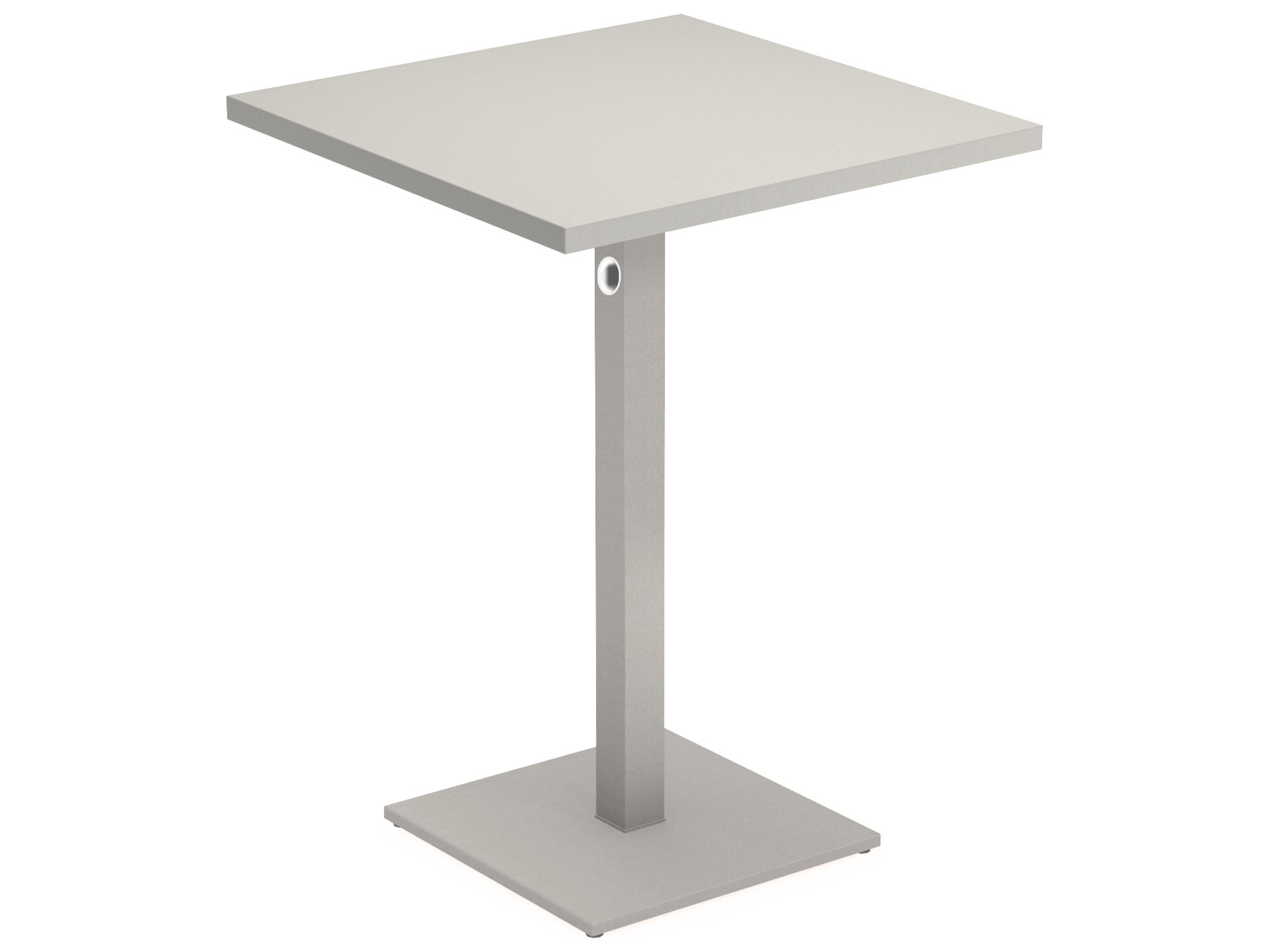 EMU Lock Steel Square Patio Bar Table