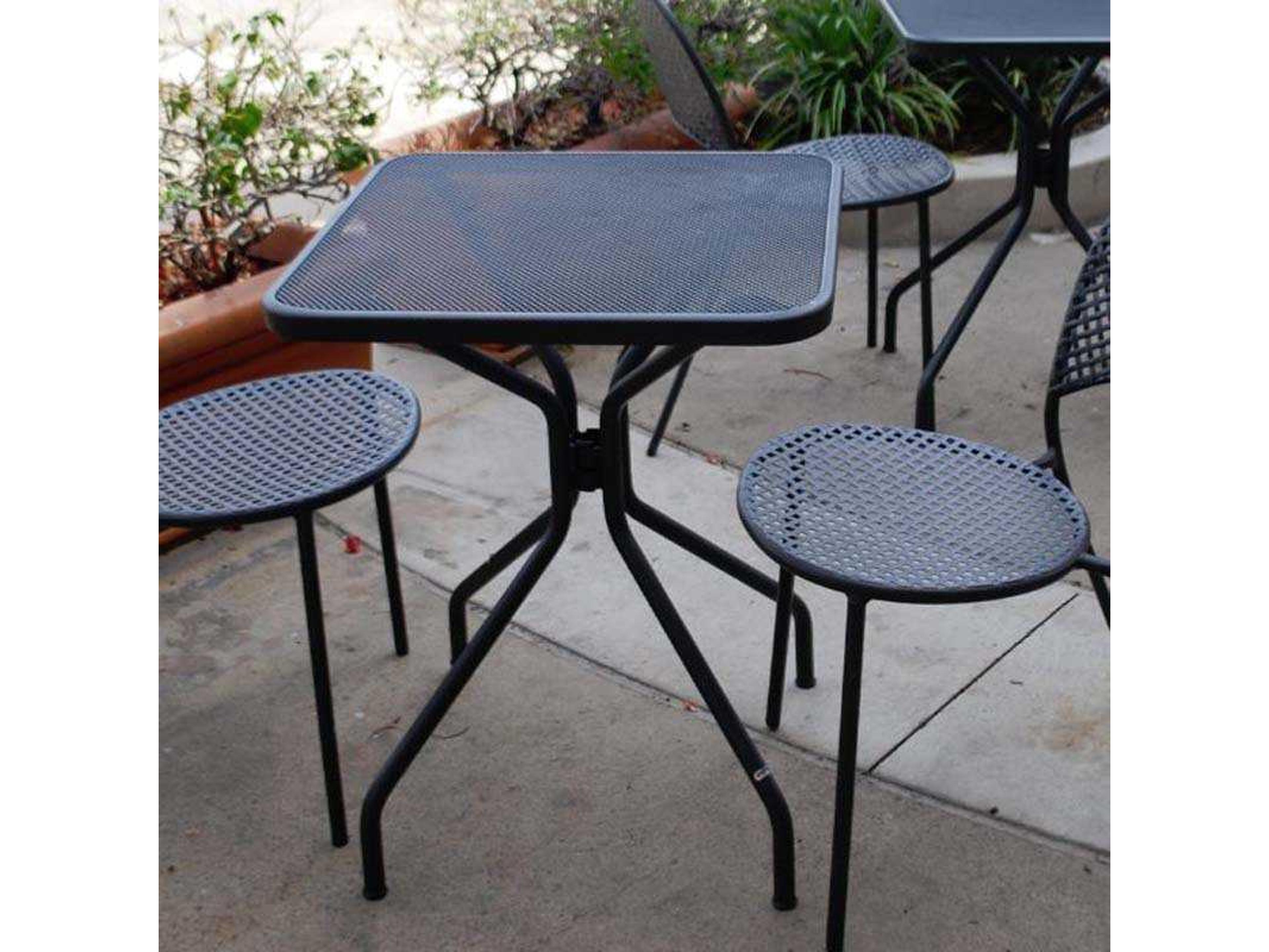 EMU Cambi Steel Square Outdoor Patio Dining Table
