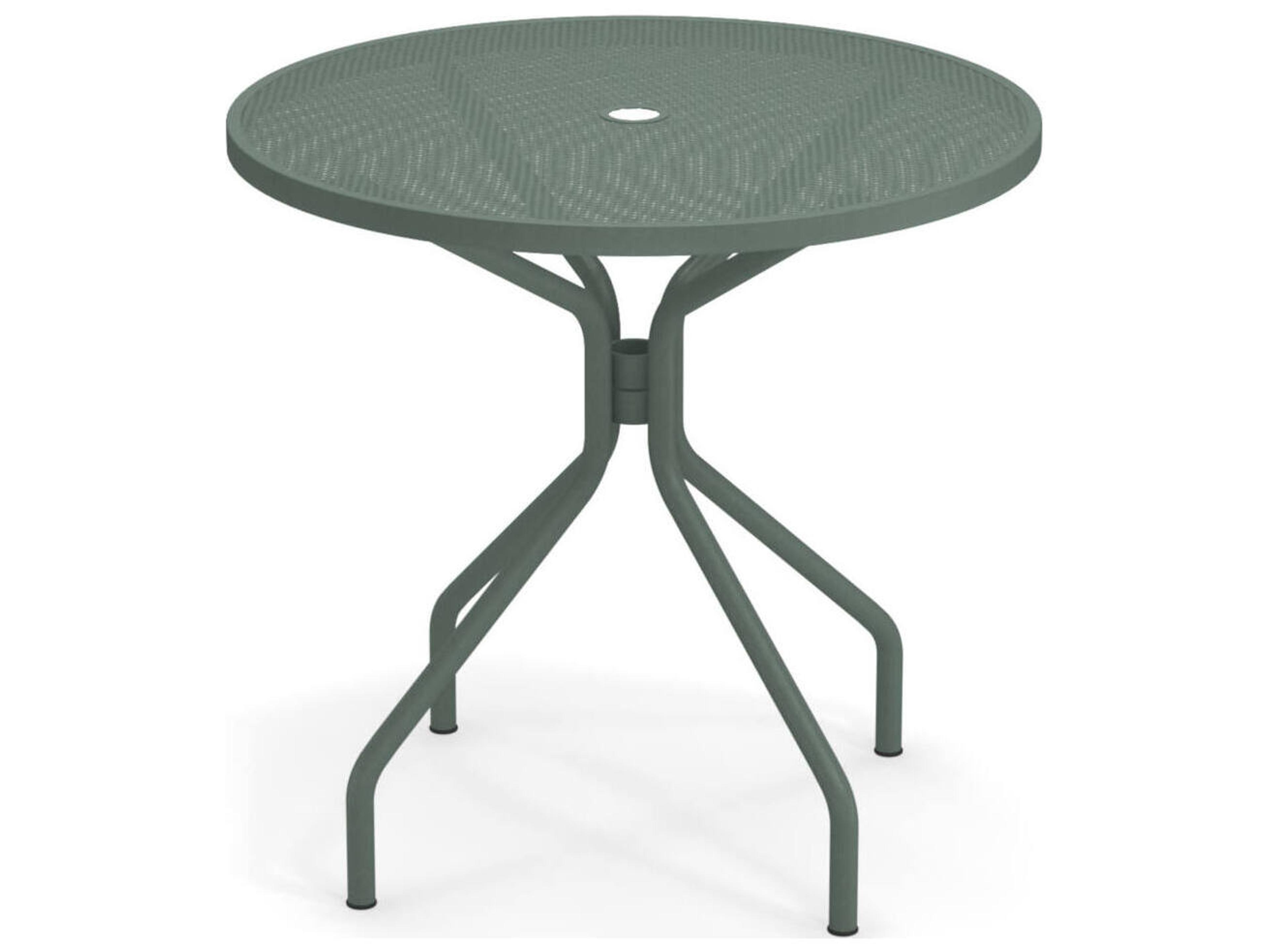 Cambi Steel Round Outdoor Patio Dining Table